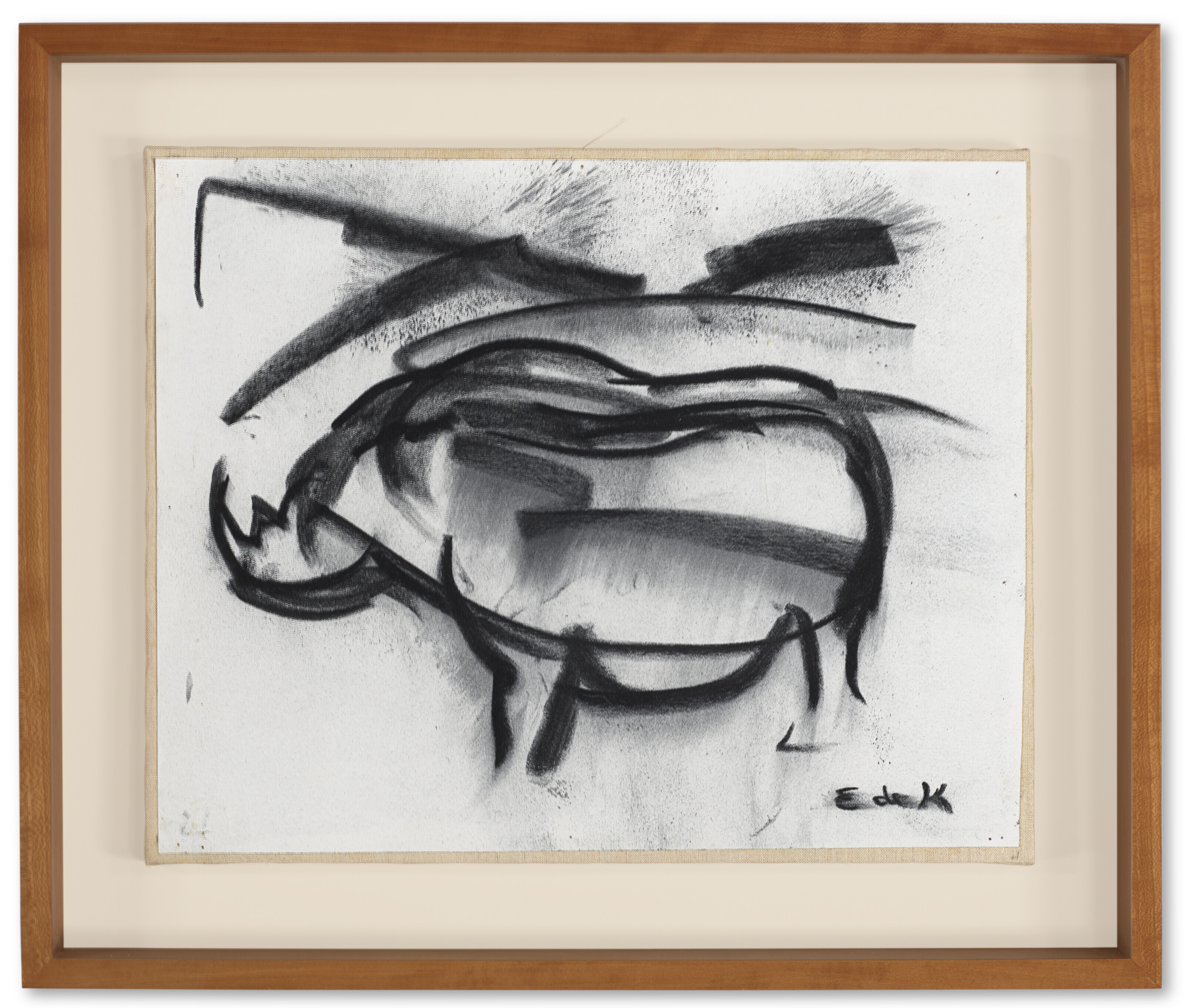 Elaine de Kooning — Вечер носорога, изображение 2
