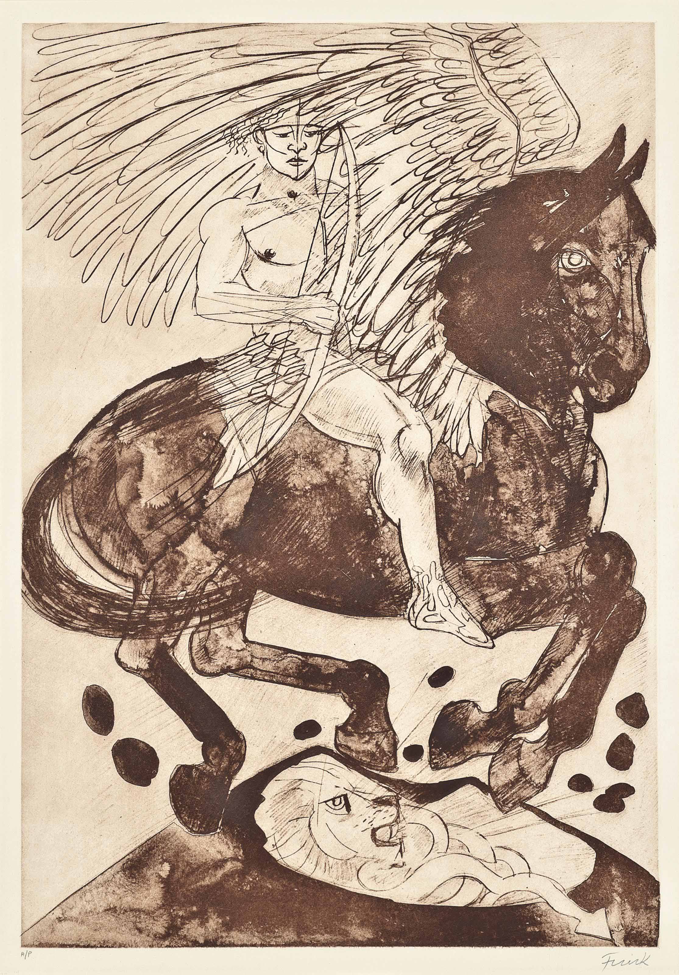 Elisabeth Frink — Дети богов: Пять табличек (Мудрец 146, 148, 150-152), изображение 1