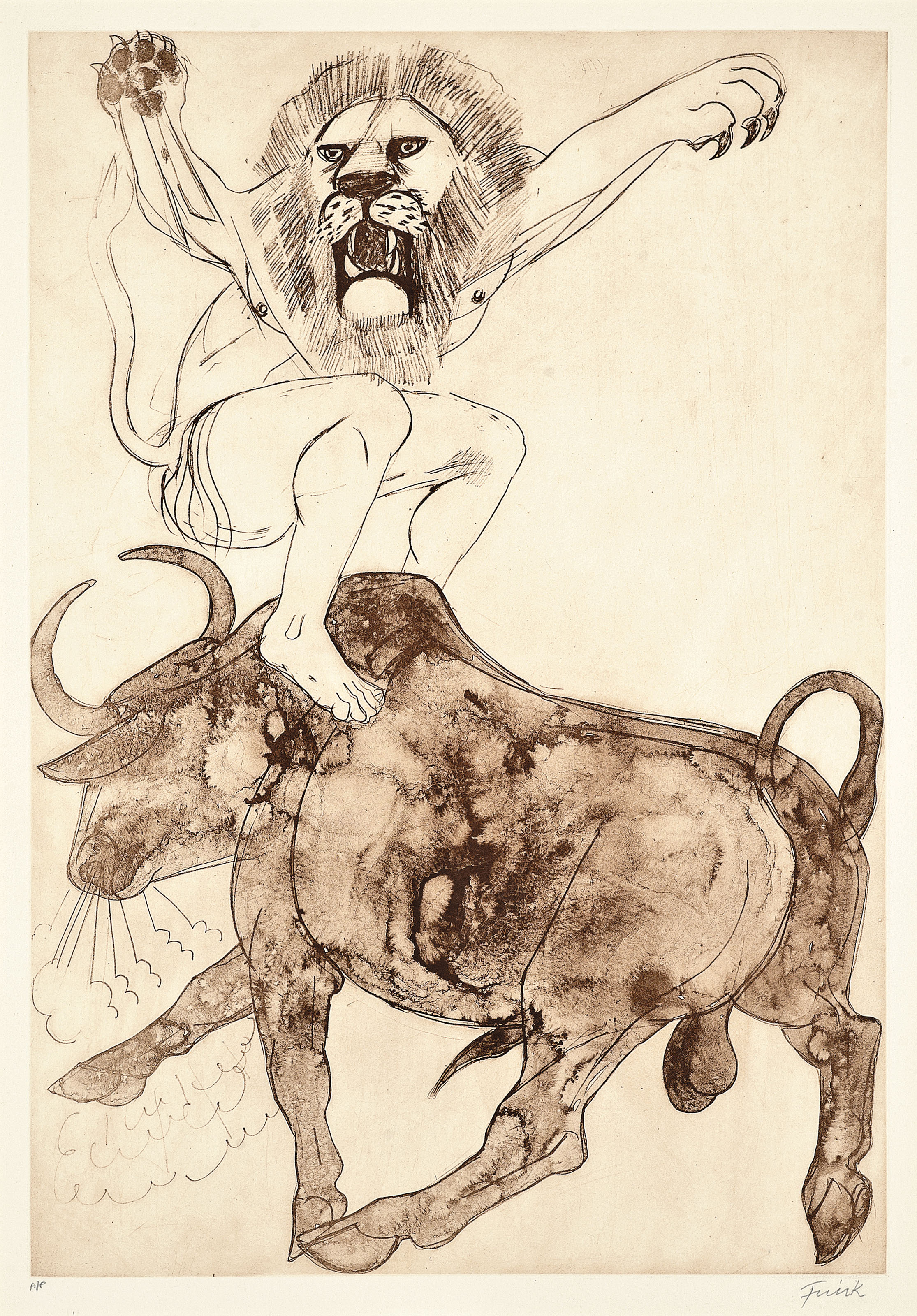 Elisabeth Frink — Дети богов: Пять табличек (Мудрец 146, 148, 150-152), изображение 4