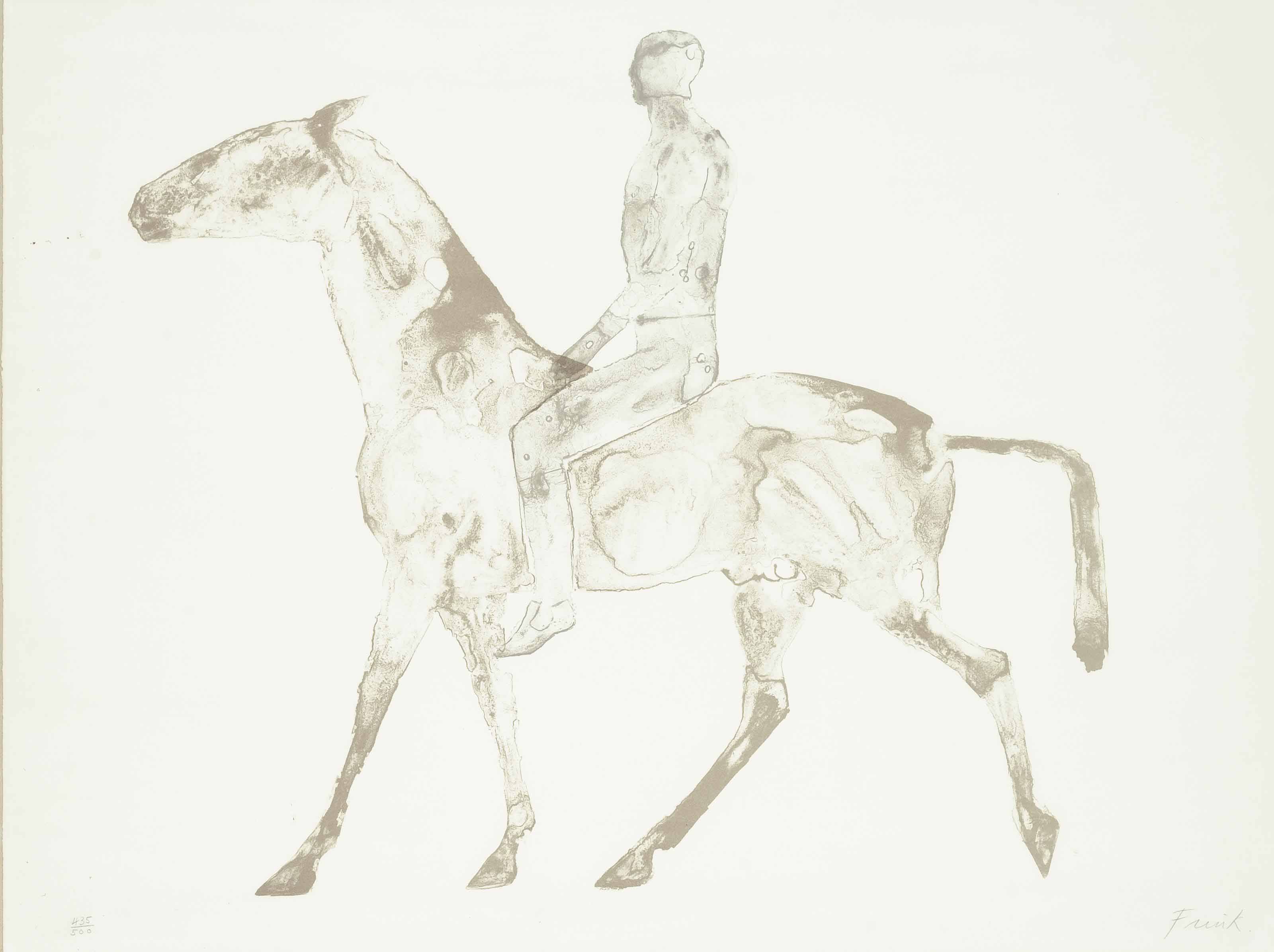 Elisabeth Frink — Серый всадник (Мудрец, 39)