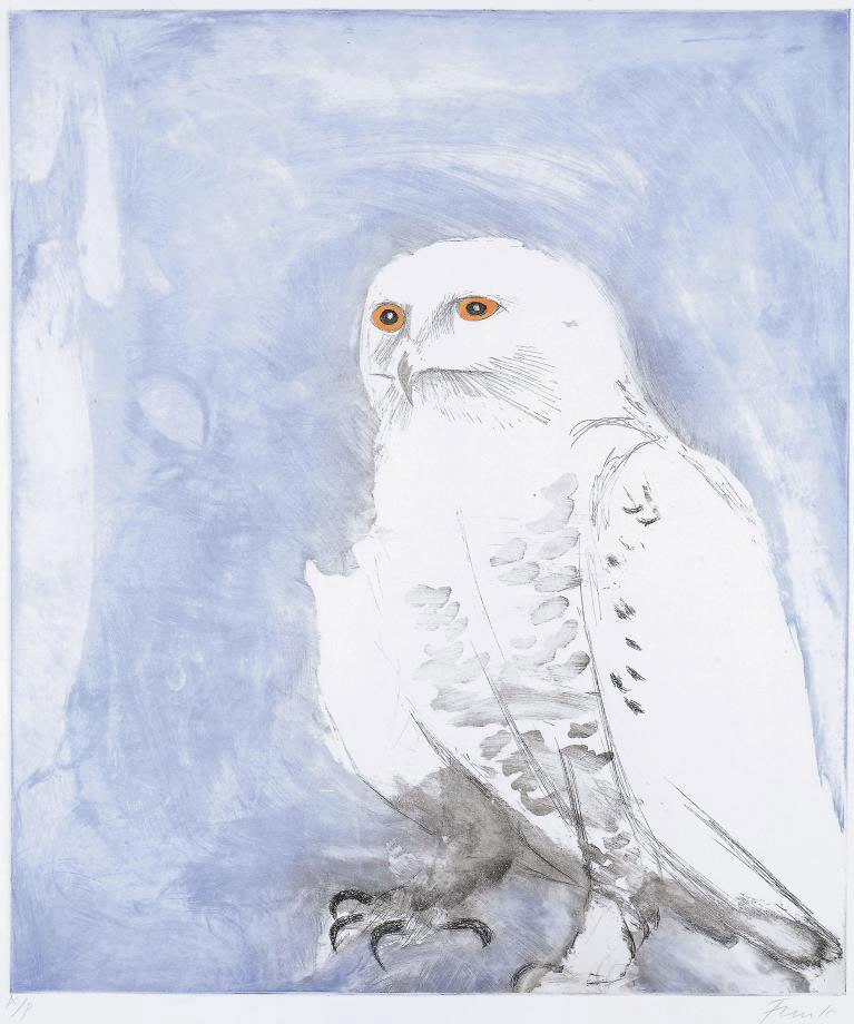 Elisabeth Frink — Снежная сова, от "Шести сов" (Wiseman 116)