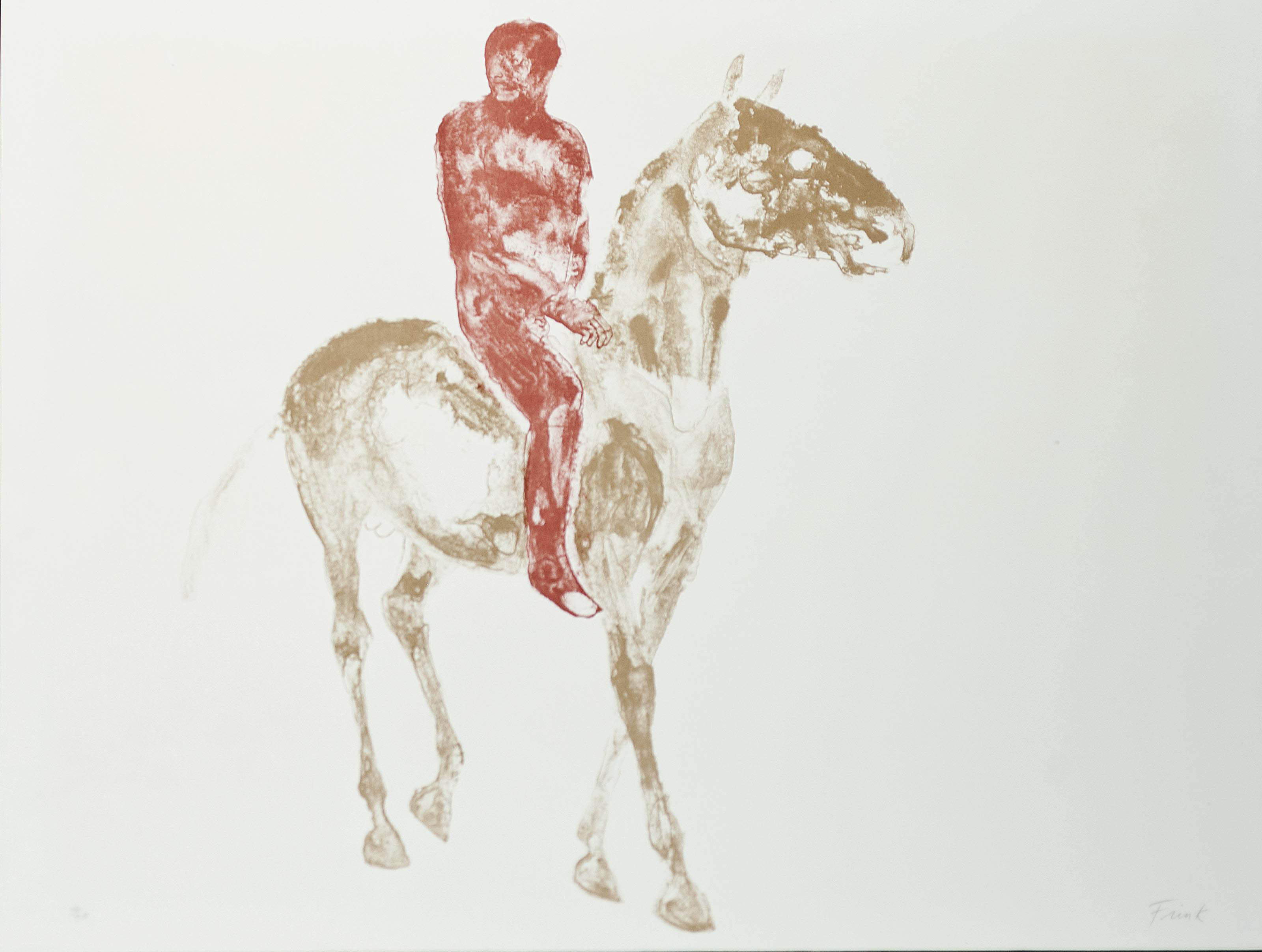 Elisabeth Frink — Лошадь и всадник II (Мудрец 44)