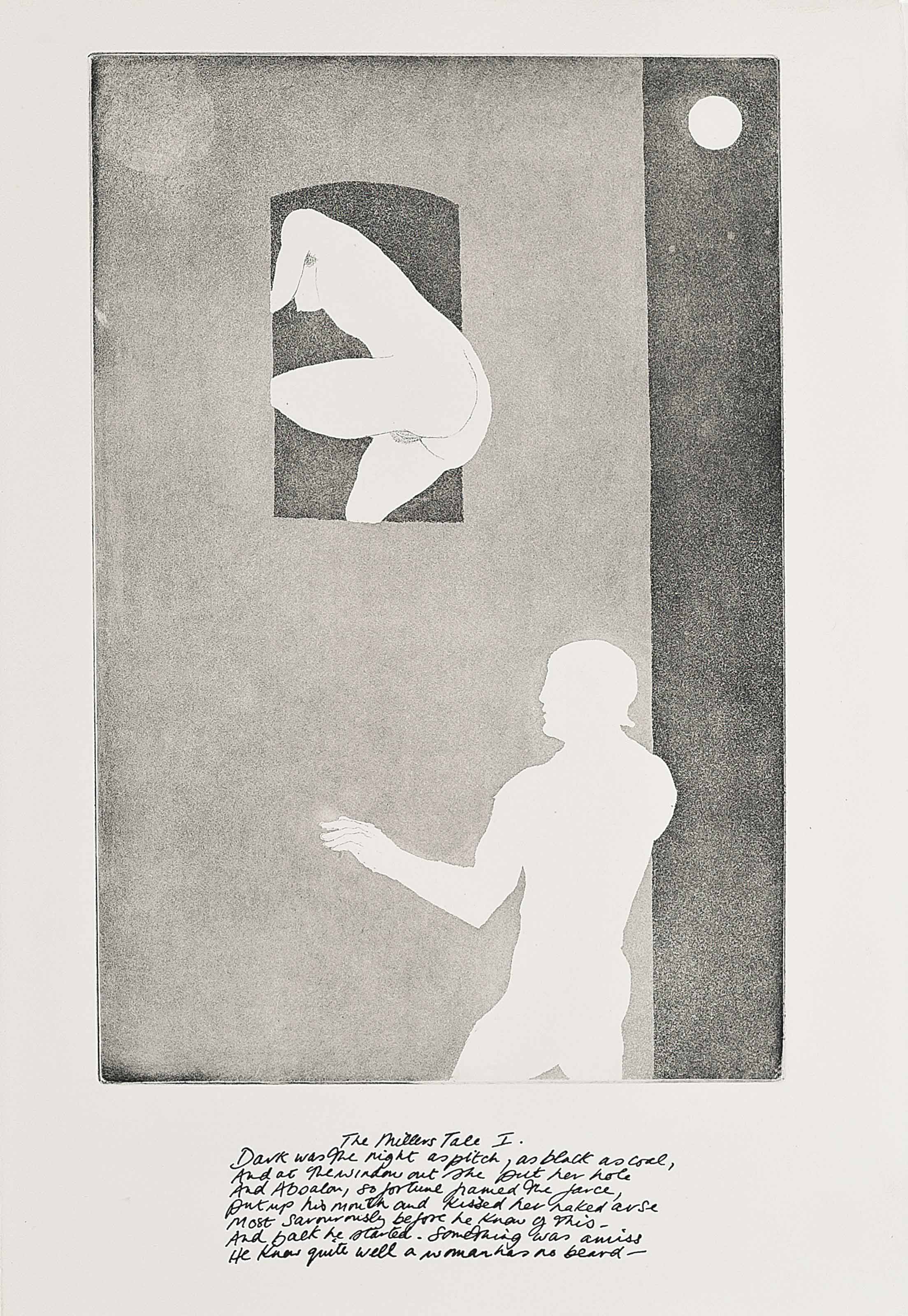 Elisabeth Frink — Кентерберийские рассказы, Лондон, гравюры Лесли Уоддингтона, 1972