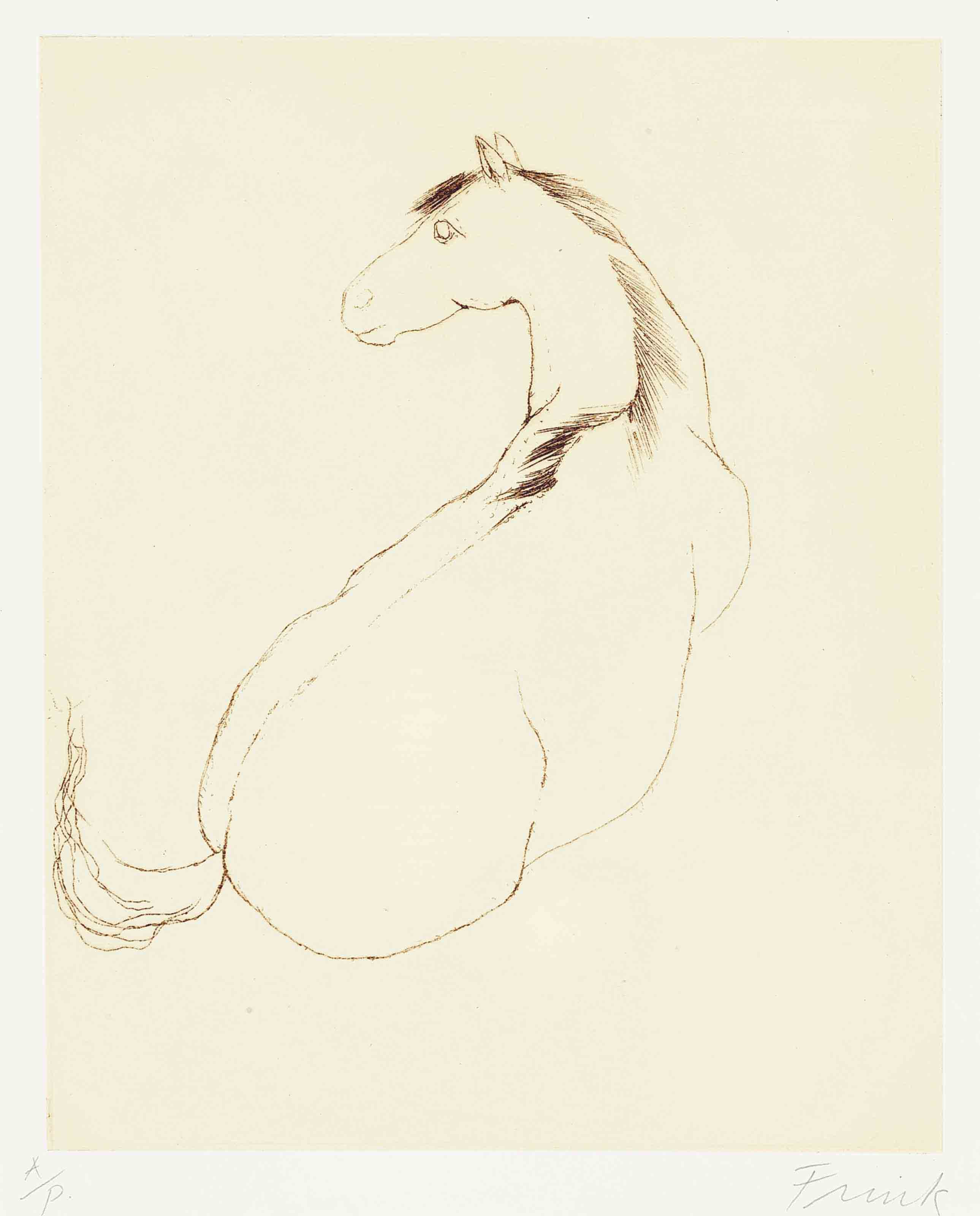 Elisabeth Frink — Лошадь (Мудрец 56)