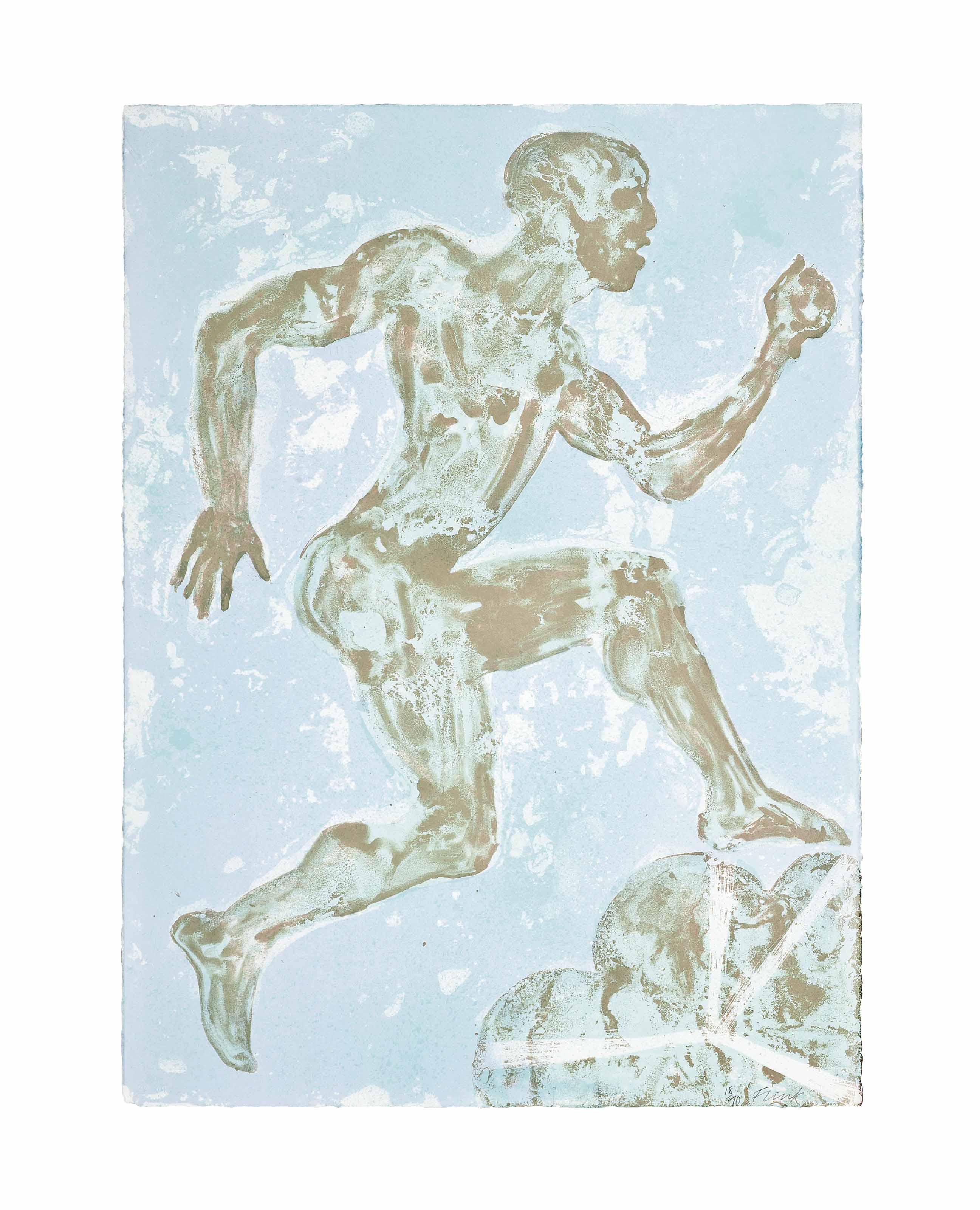 Elisabeth Frink — Бегущий человек (Wiseman 140)
