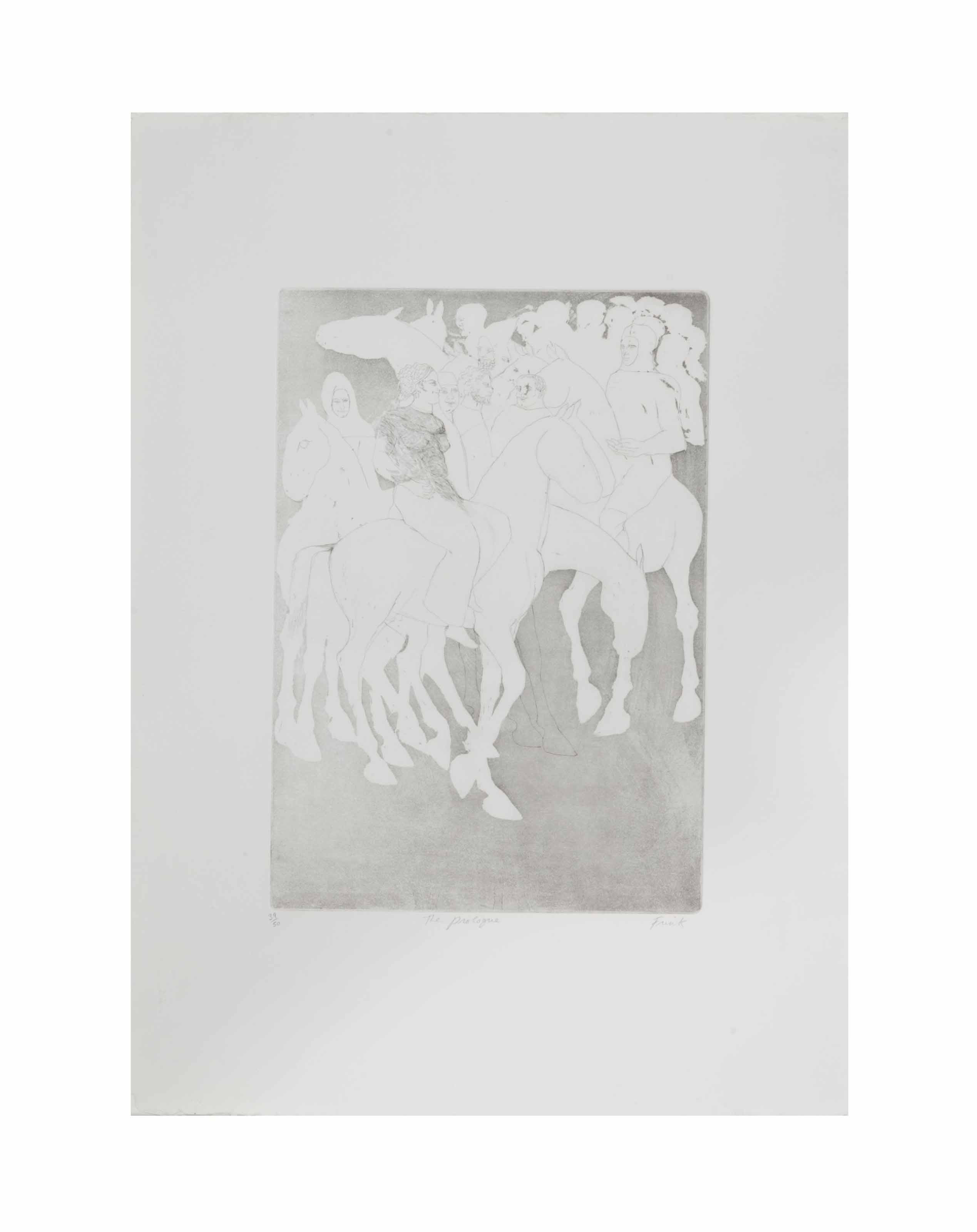 Elisabeth Frink — Пролог из "Кентерберийских рассказов II" (Уайзмен, 58)