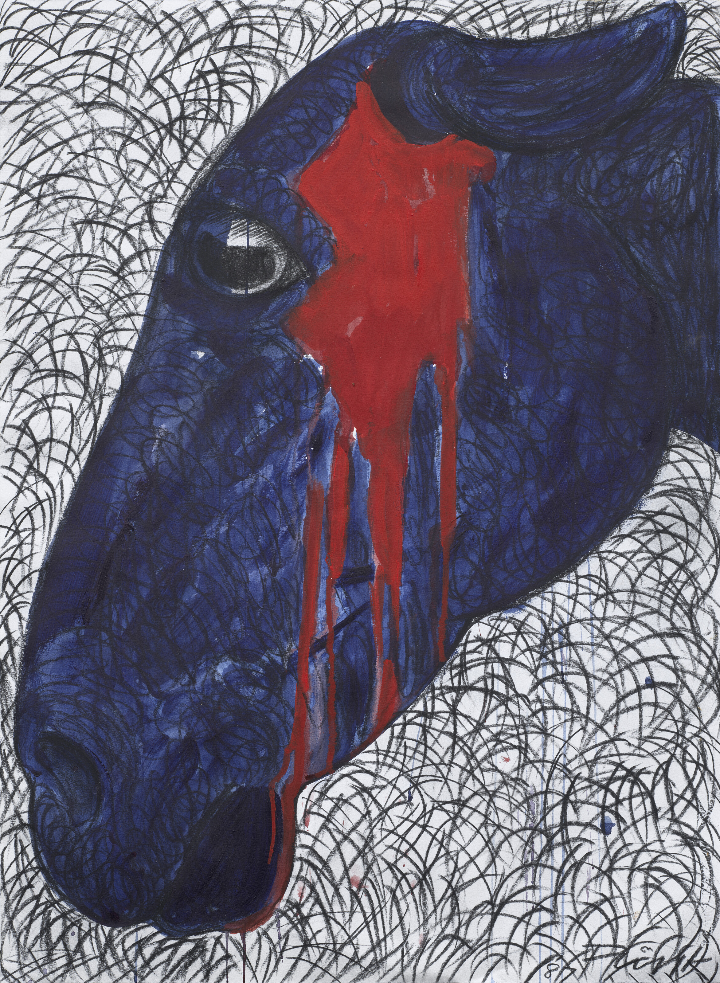 Elisabeth Frink — Раненая лошадь
