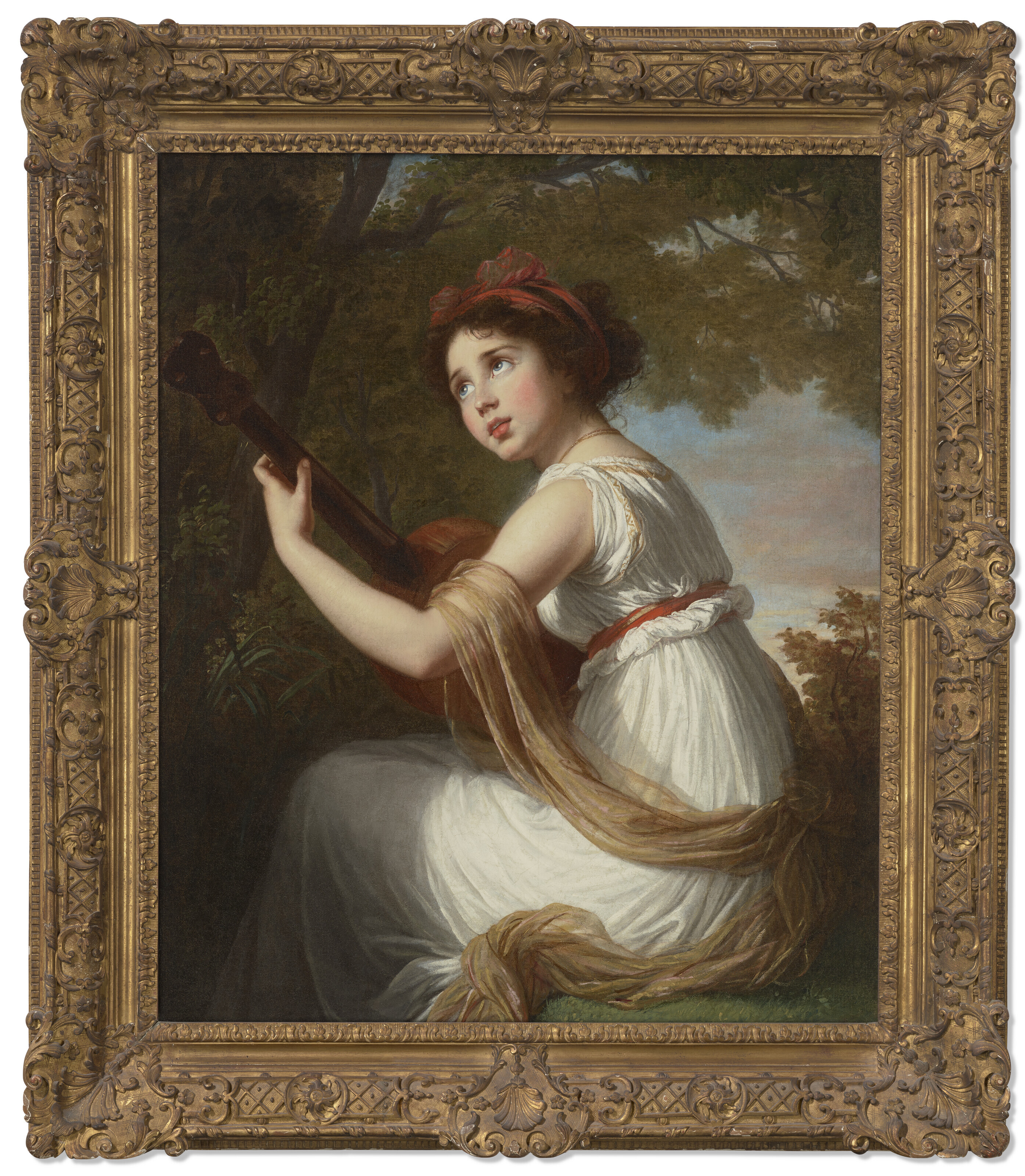Elisabeth Louise Vigée Le Brun — Портрет дочери художника, Жанны-Жюли-Луизы Ле Брюн (1780-1819), играющей на гитаре, изображение 2