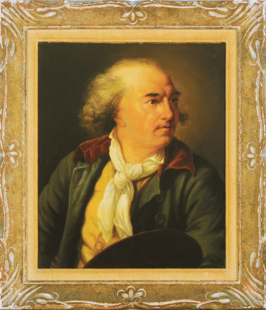 Elisabeth Louise Vigée Le Brun — Портрет художника Хьюберта Роберта
