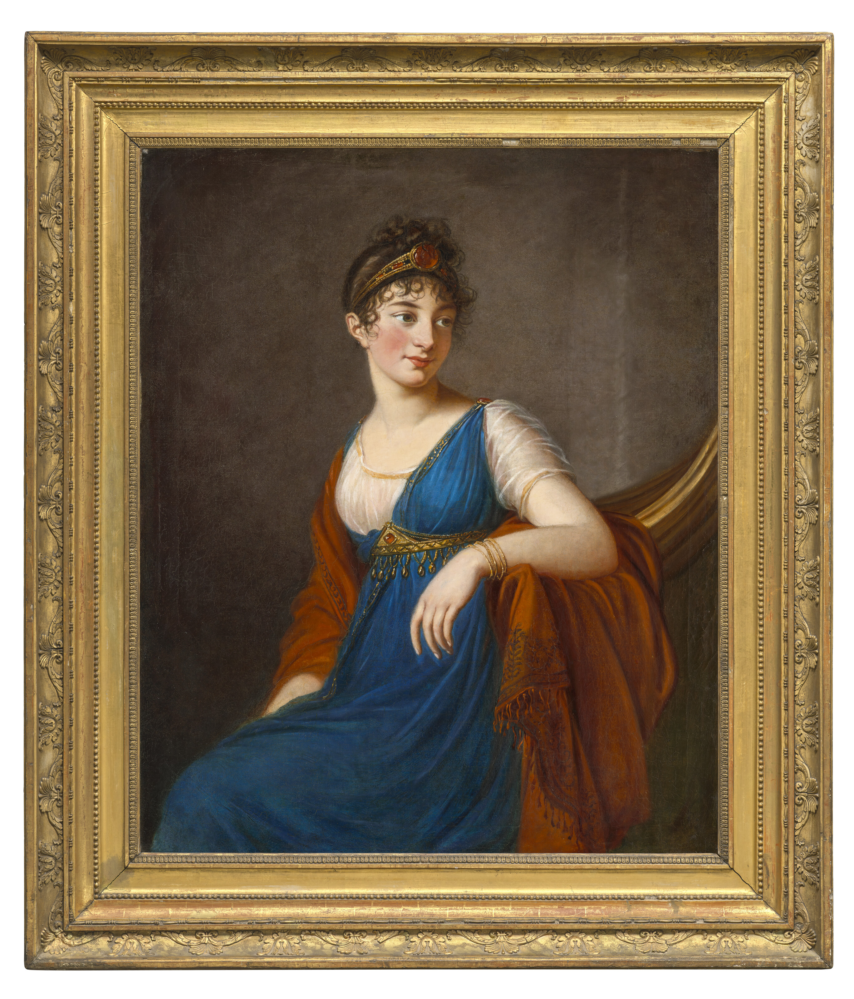 Elisabeth Louise Vigée Le Brun — Портрет женщины, которую традиционно называют мадемуазель Джордж, в три четверти роста, изображение 2