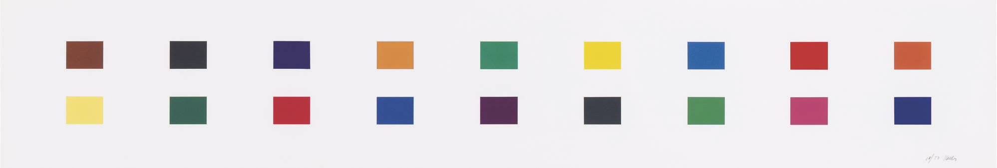 Ellsworth Kelly — 18 цветов (Цинциннати) (A. 193)