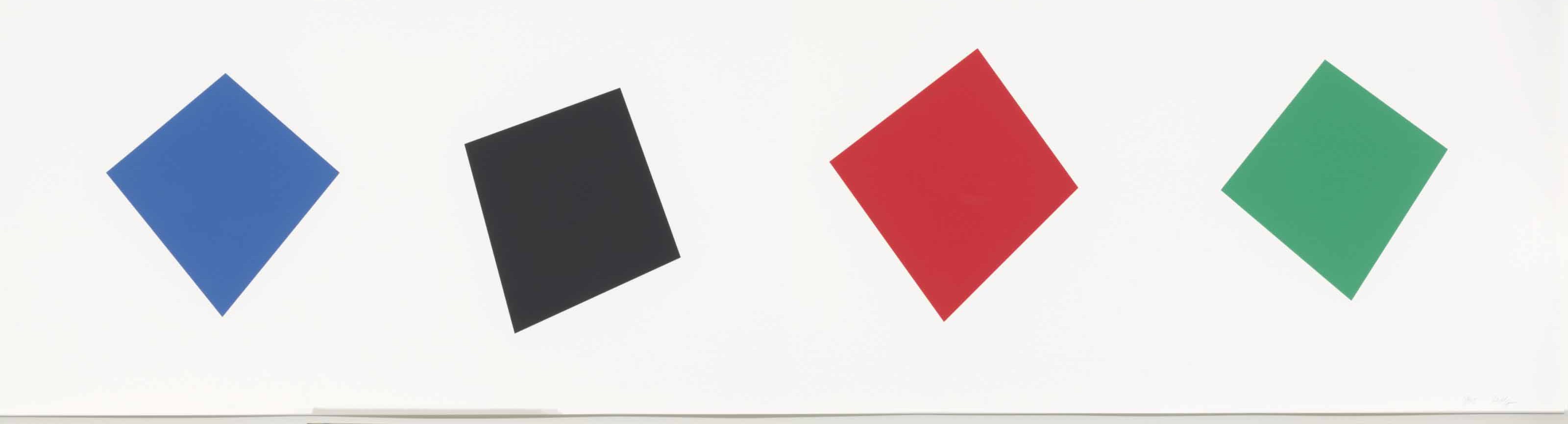 Ellsworth Kelly — Синий/Черный/Красный/Зеленый