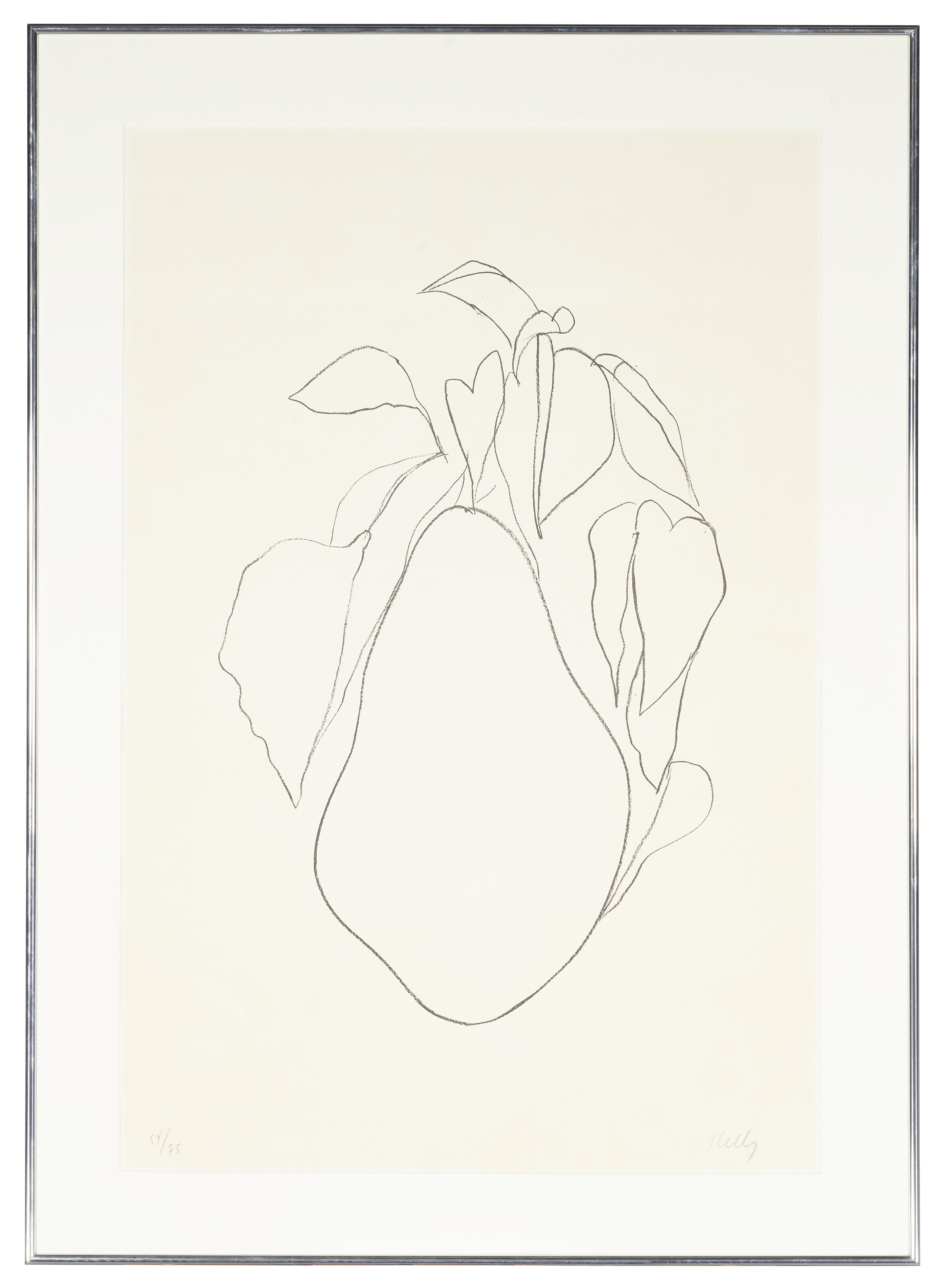 Ellsworth Kelly — Груша I, из серии литографий растений, изображение 2