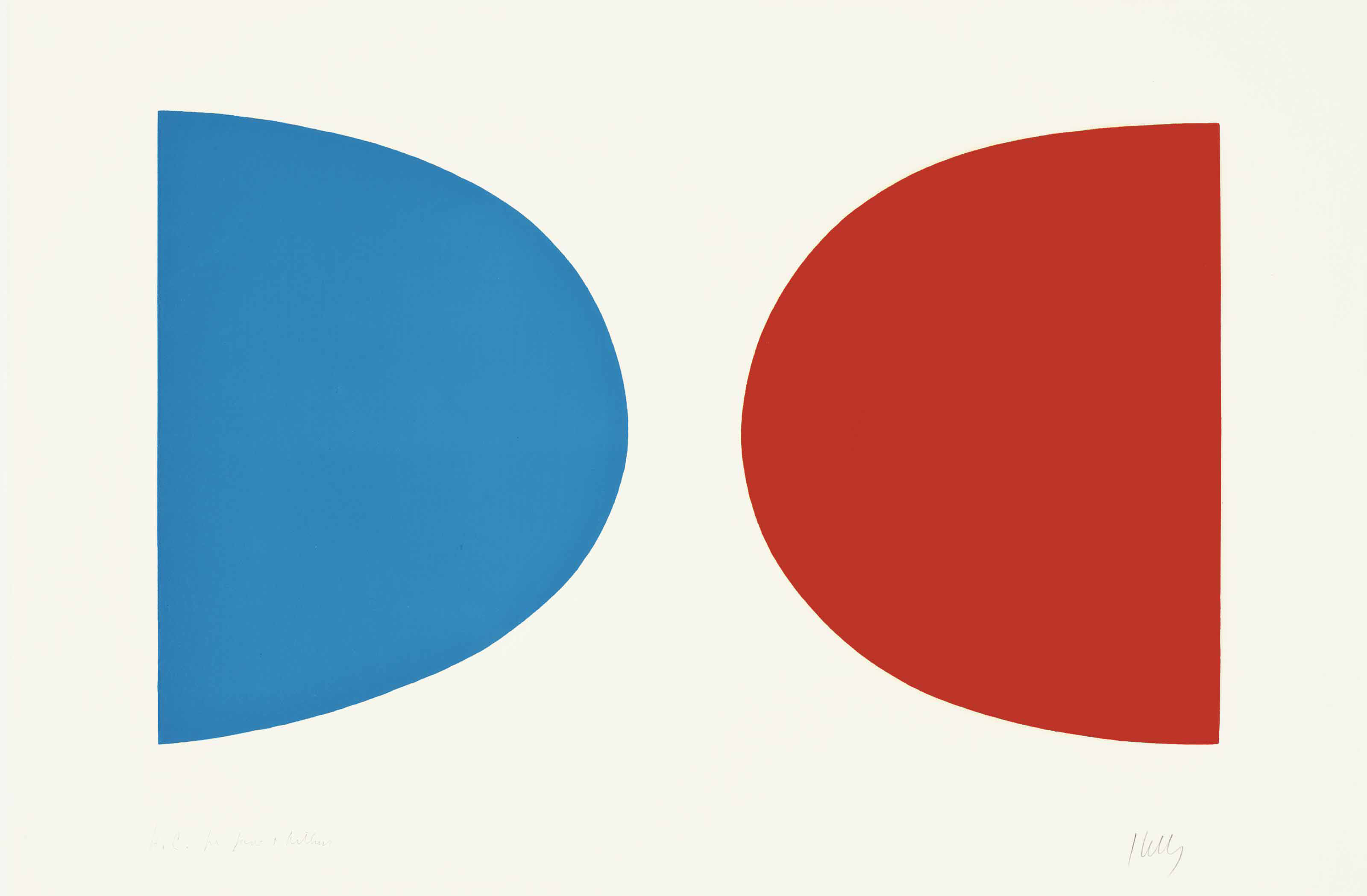 Ellsworth Kelly — Синий и оранжевый