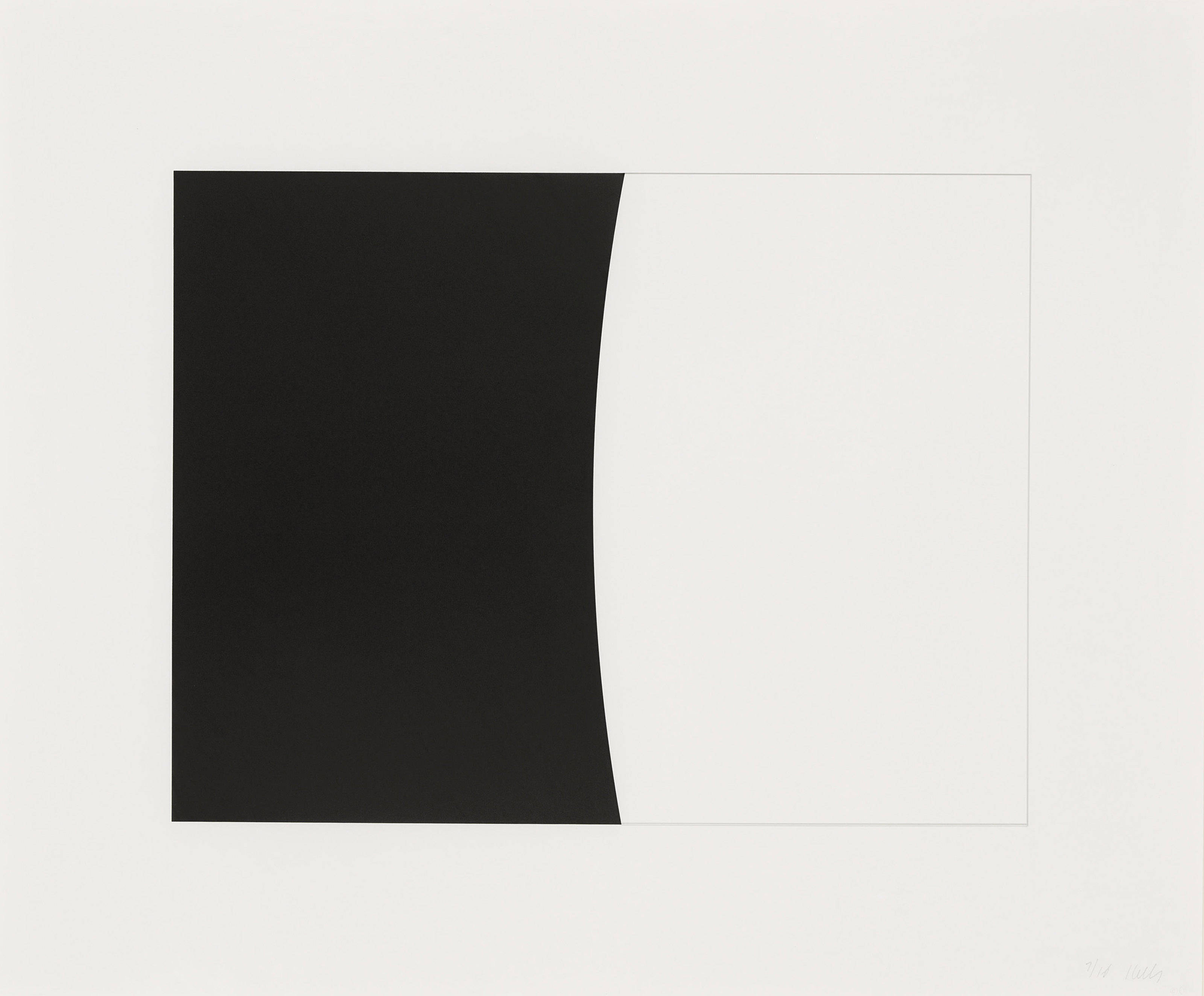 Ellsworth Kelly — Фонтене, из серии "Третья кривая"