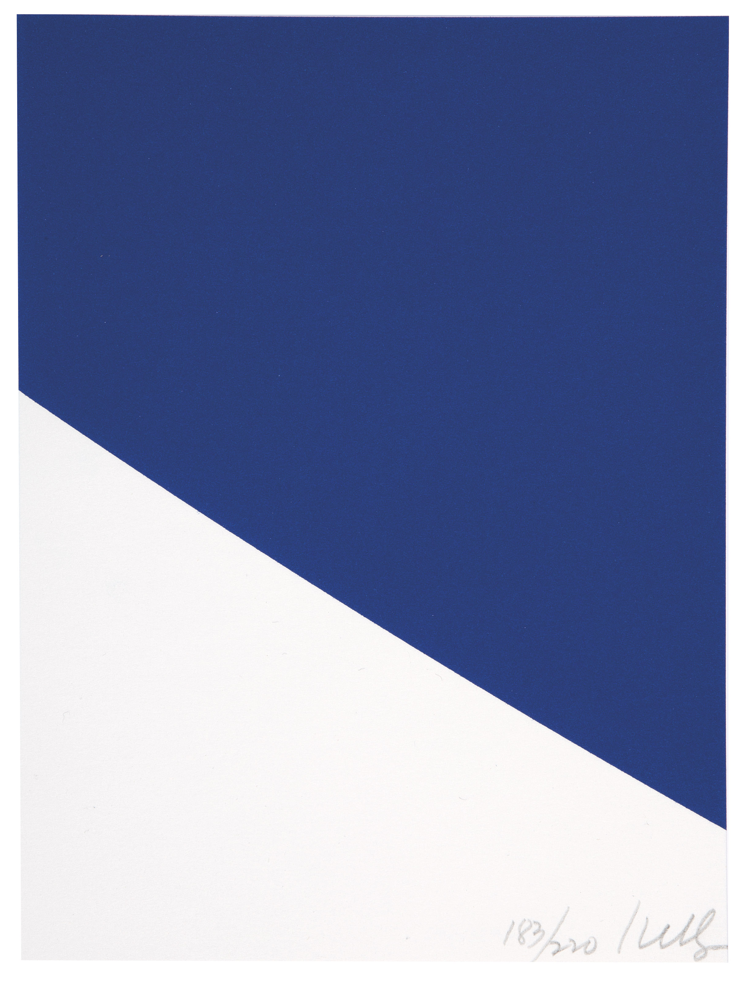 Ellsworth Kelly — Синяя кривая