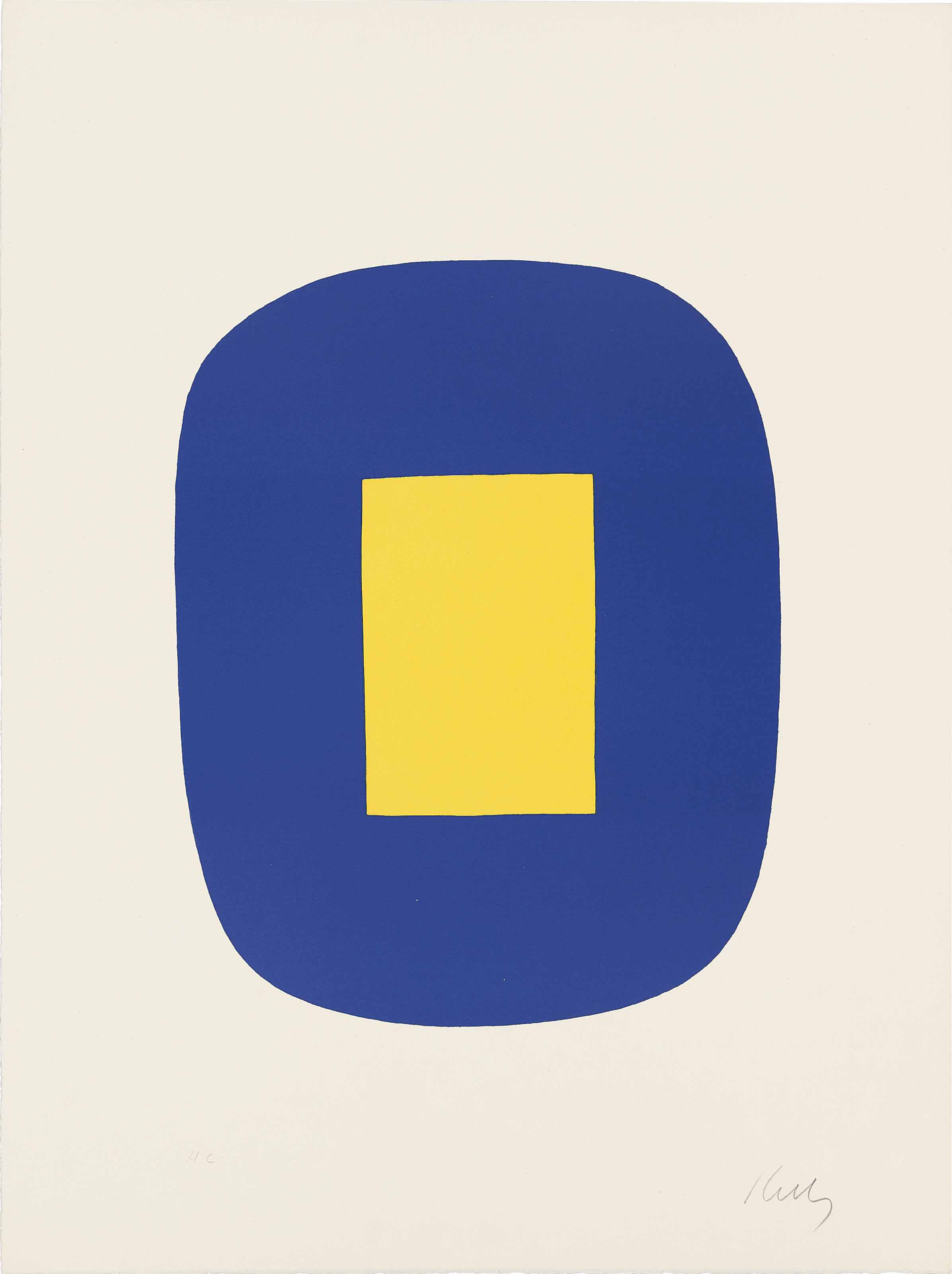 Ellsworth Kelly — Синий и желтый