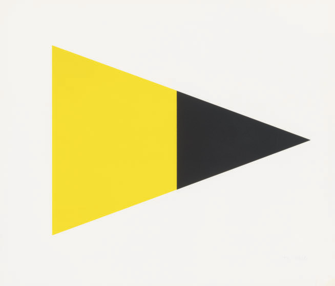 Ellsworth Kelly — Черный/желтый (A. 83)