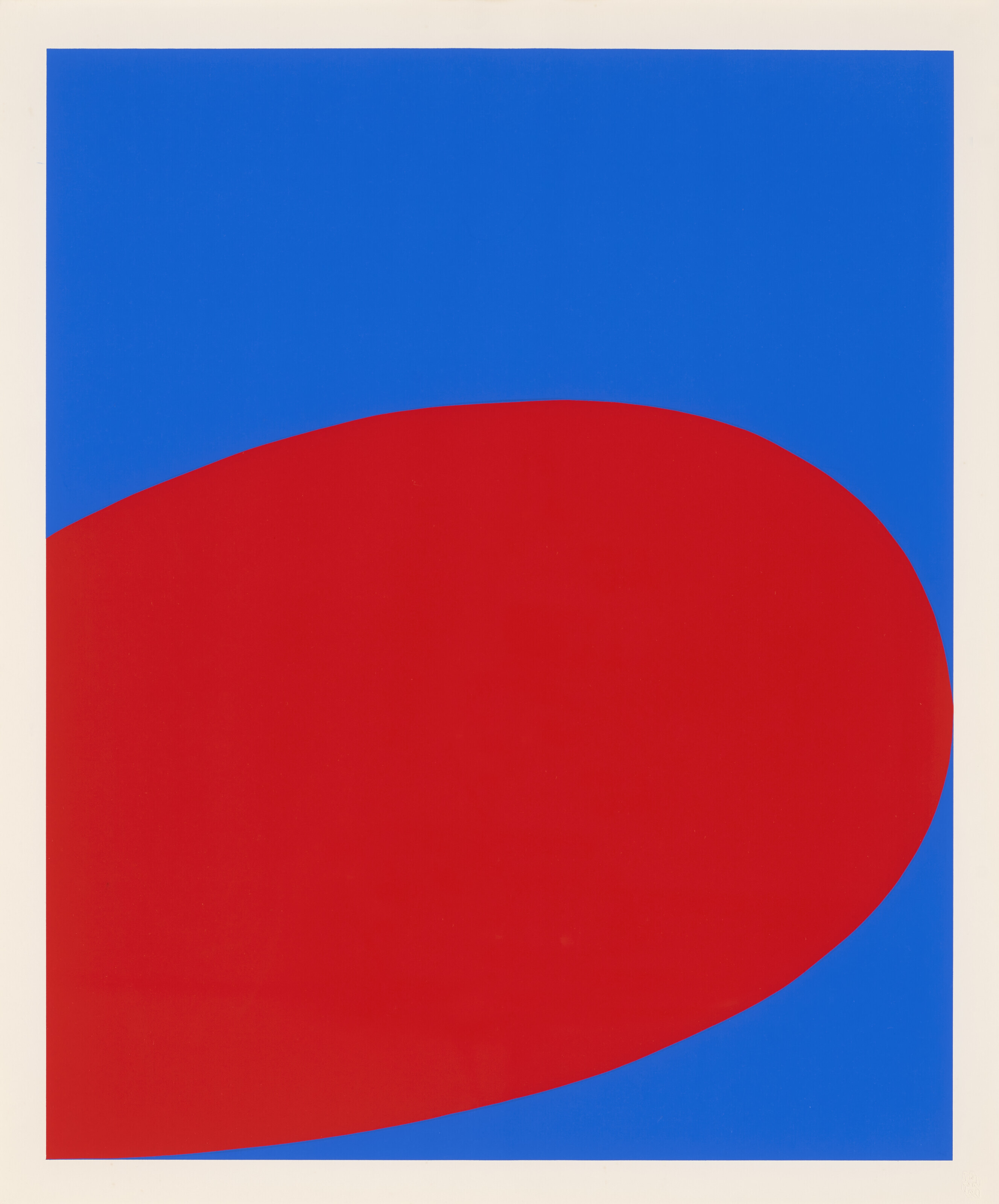 Ellsworth Kelly — Красно-синий, от X + X (Десять работ десяти художников)