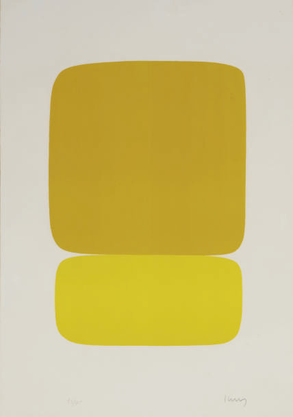 Ellsworth Kelly — Желтое поверх желтого, № 22 из сюиты из двадцати семи цветных литографий (Axsom 25)