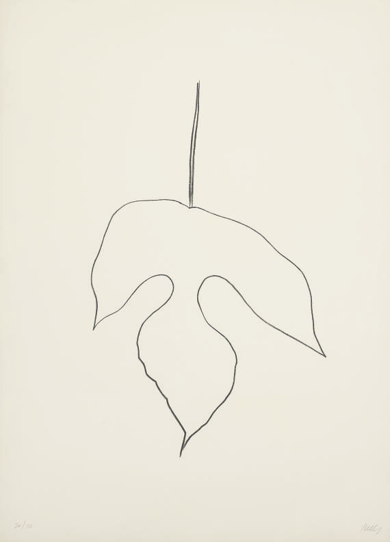 Ellsworth Kelly — Лист шелковицы (A. 190)