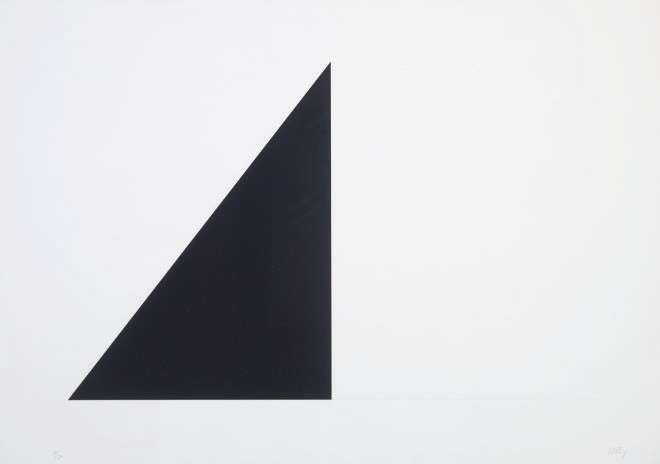 Ellsworth Kelly — Черно-белая пирамида (А. 88)
