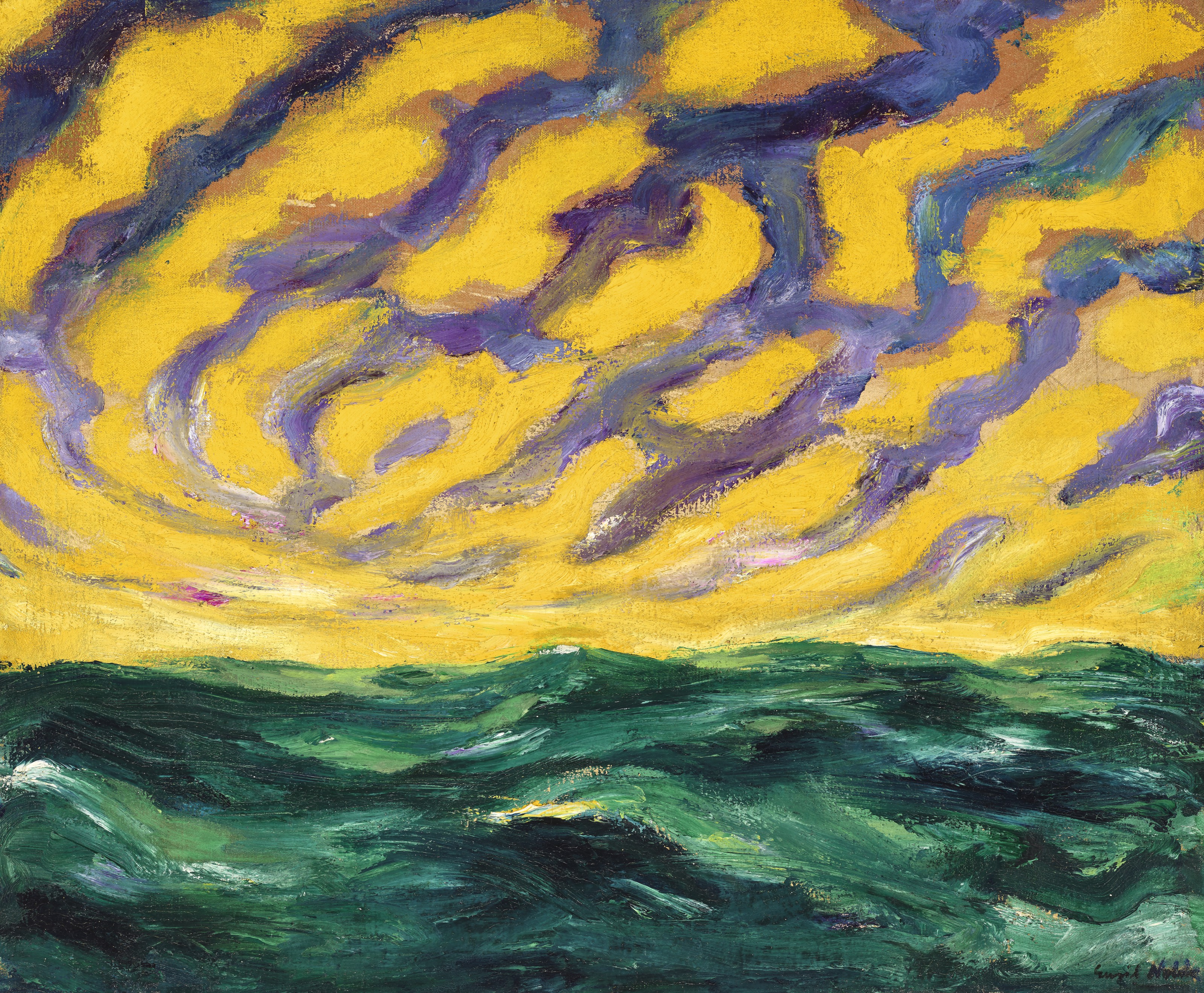 Emil Nolde — Хербстмер XVI, изображение 2