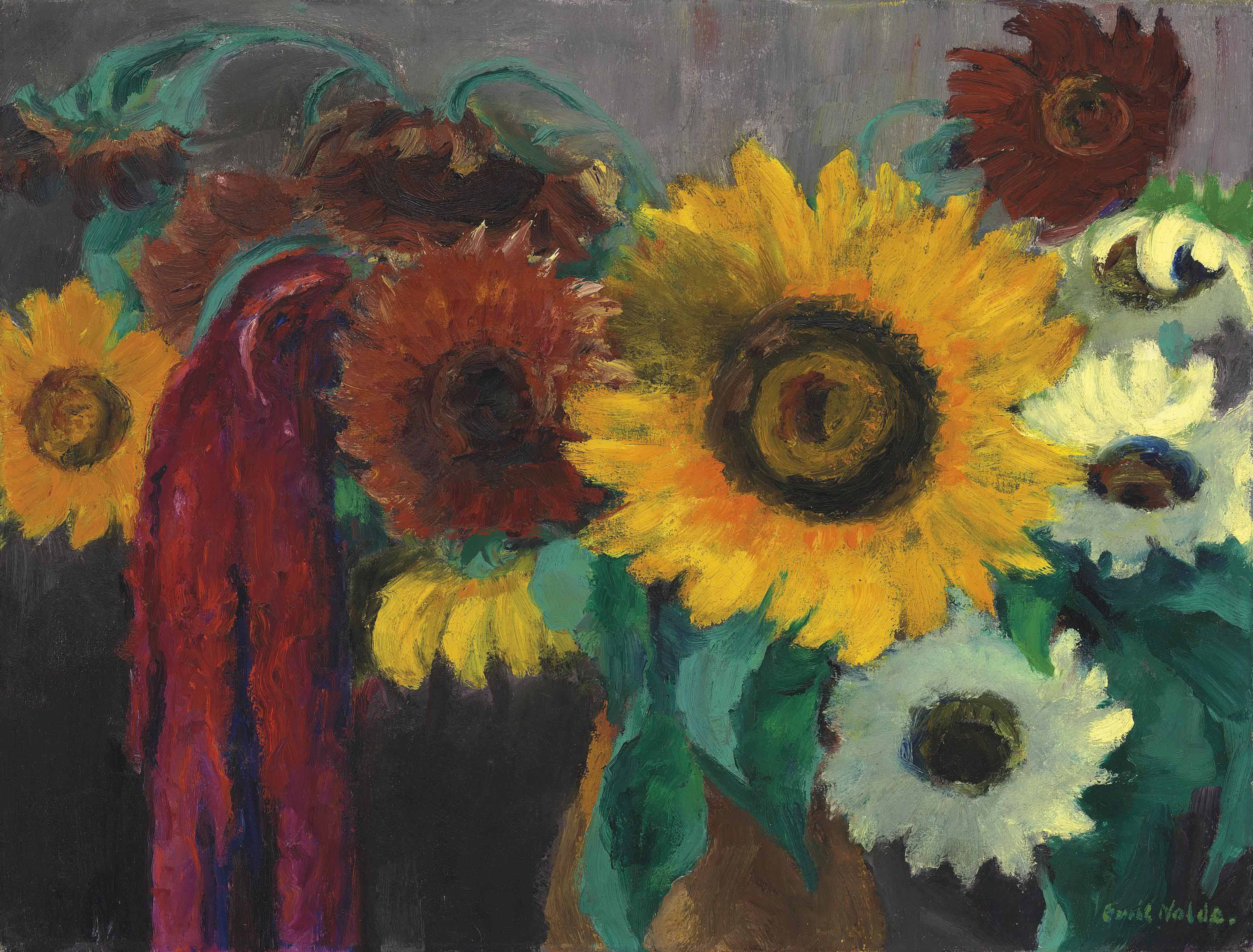 Emil Nolde — Зонненблумен из Фукшванца