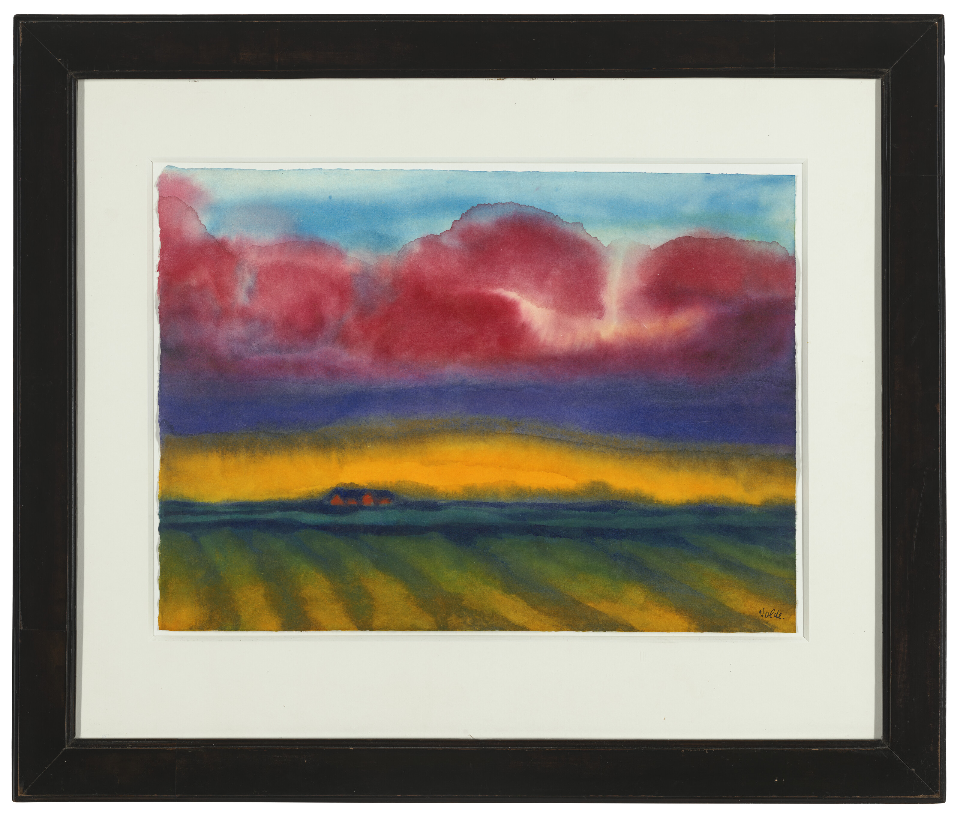 Emil Nolde — Маршландшафт в Бауэрнхофе, изображение 2