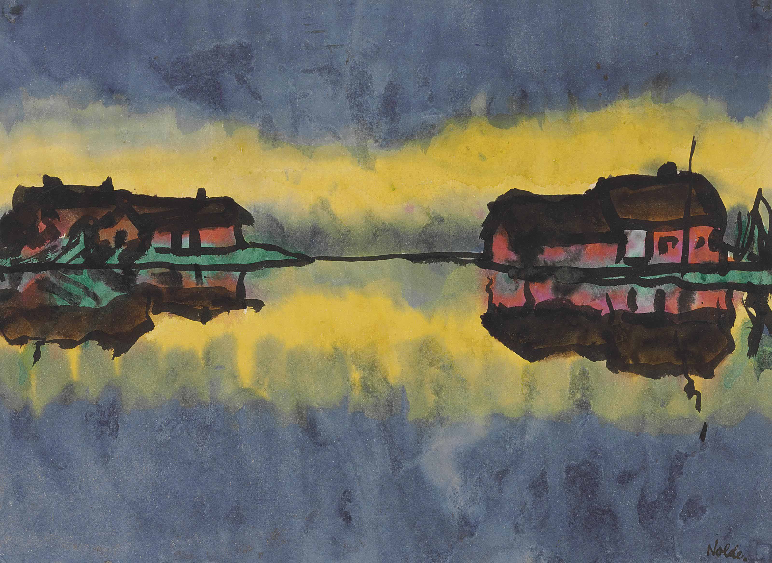 Emil Nolde — Бауэрнхойзер в высшем военно-морском обществе