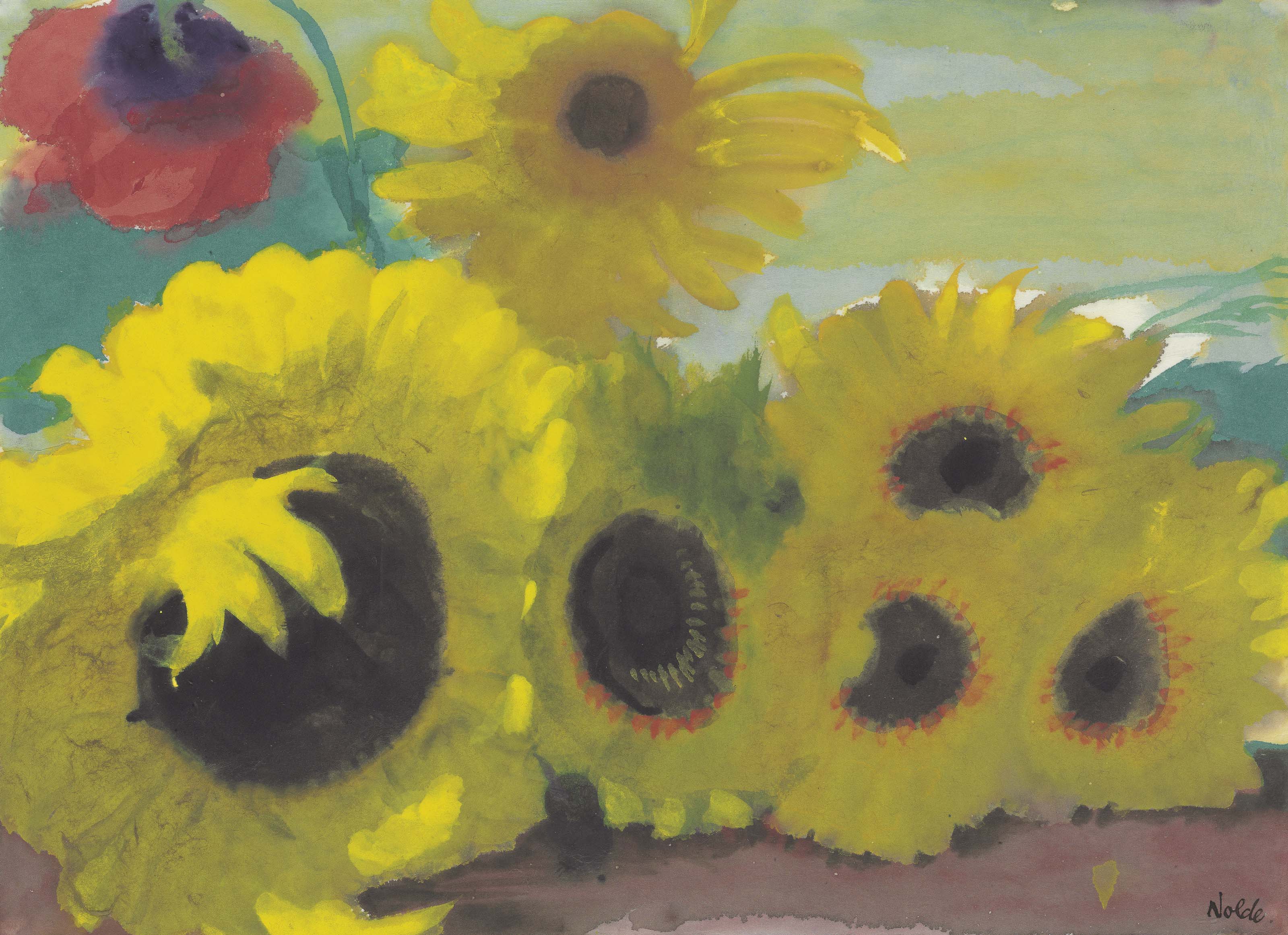 Emil Nolde — Сонненблумен и, кажется, заучен наизусть.
