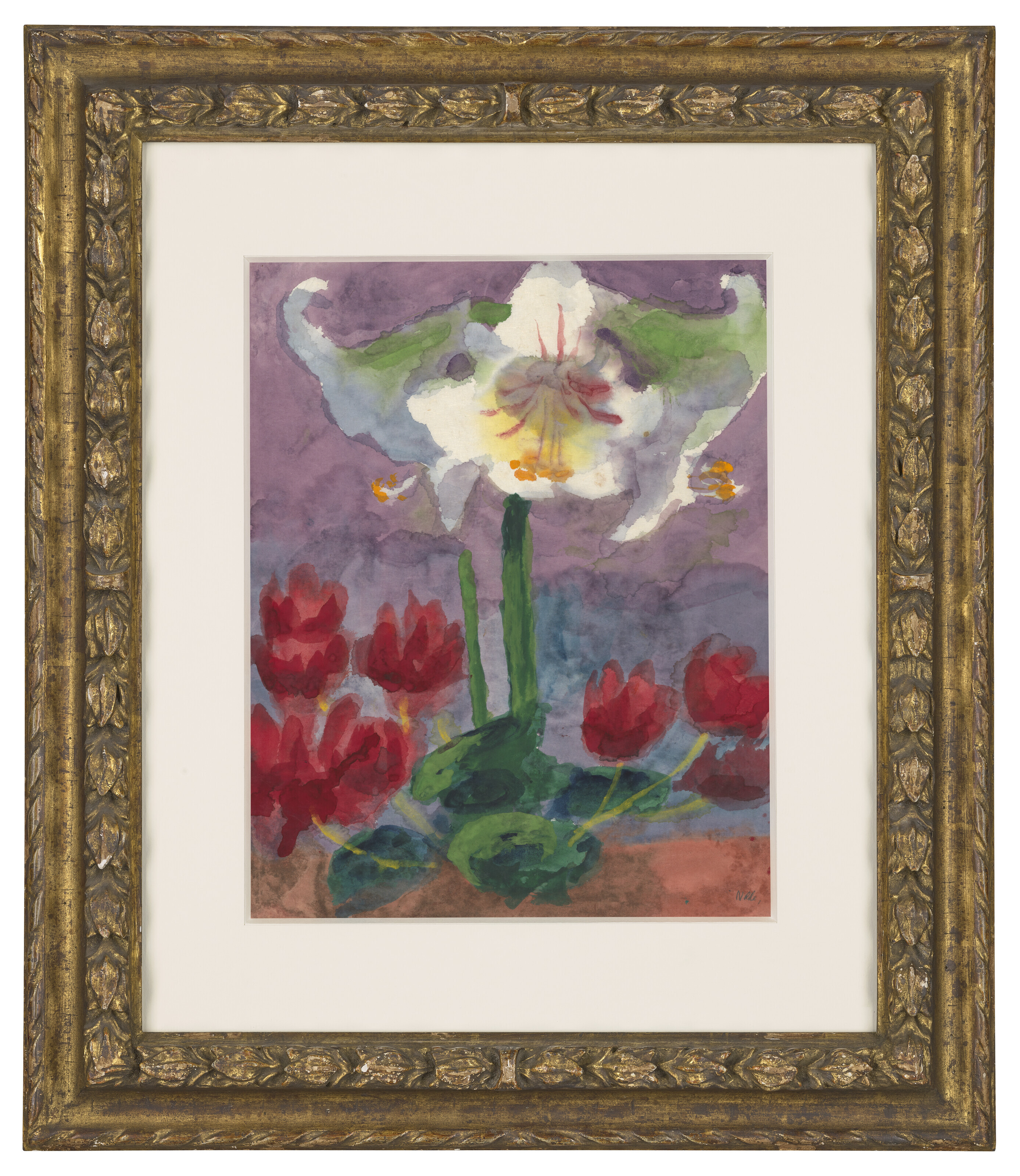 Emil Nolde — Вэй - это Амариллис и механический тюльпан, изображение 2
