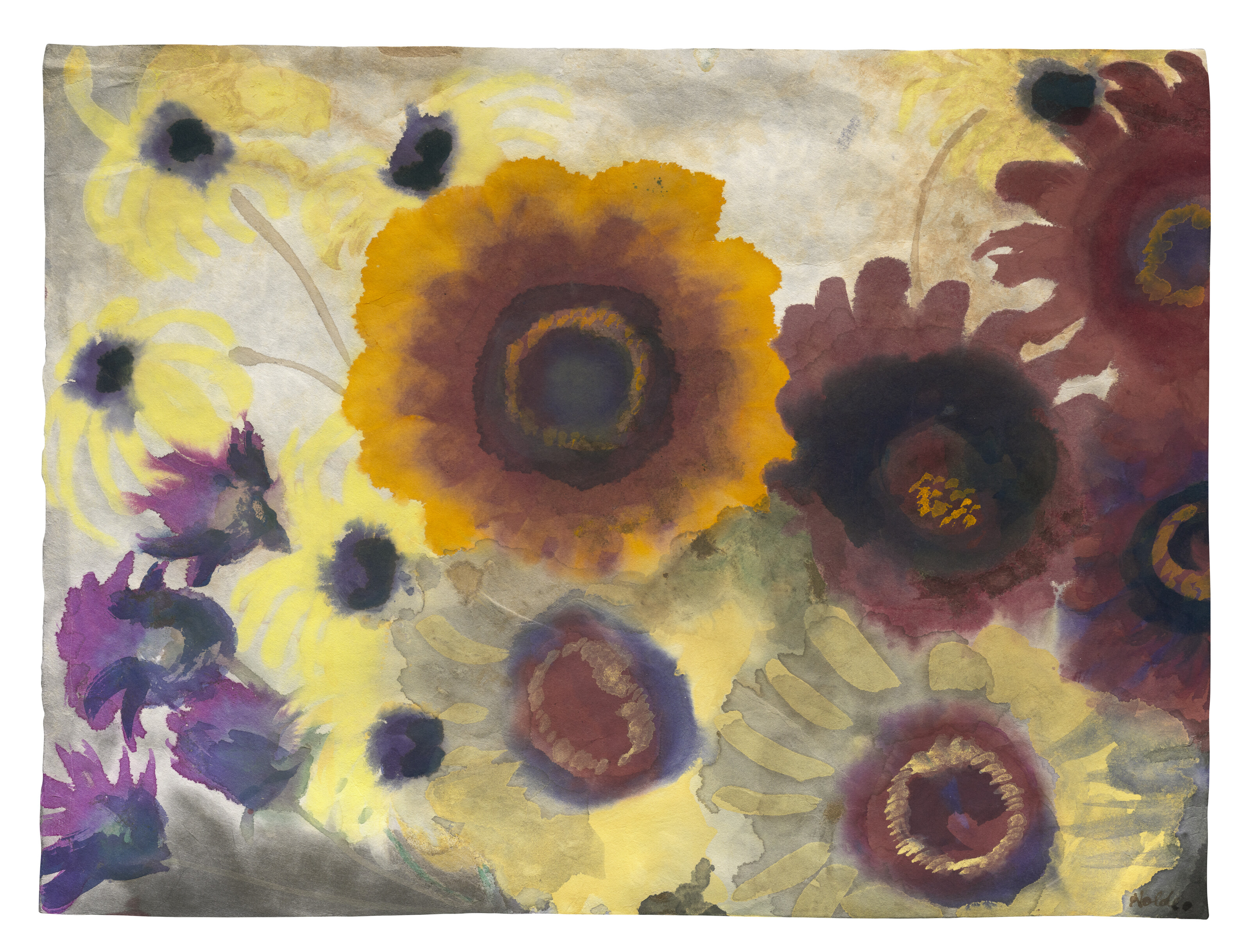 Emil Nolde — Зонненблюмен (желчь и гниль), изображение 2