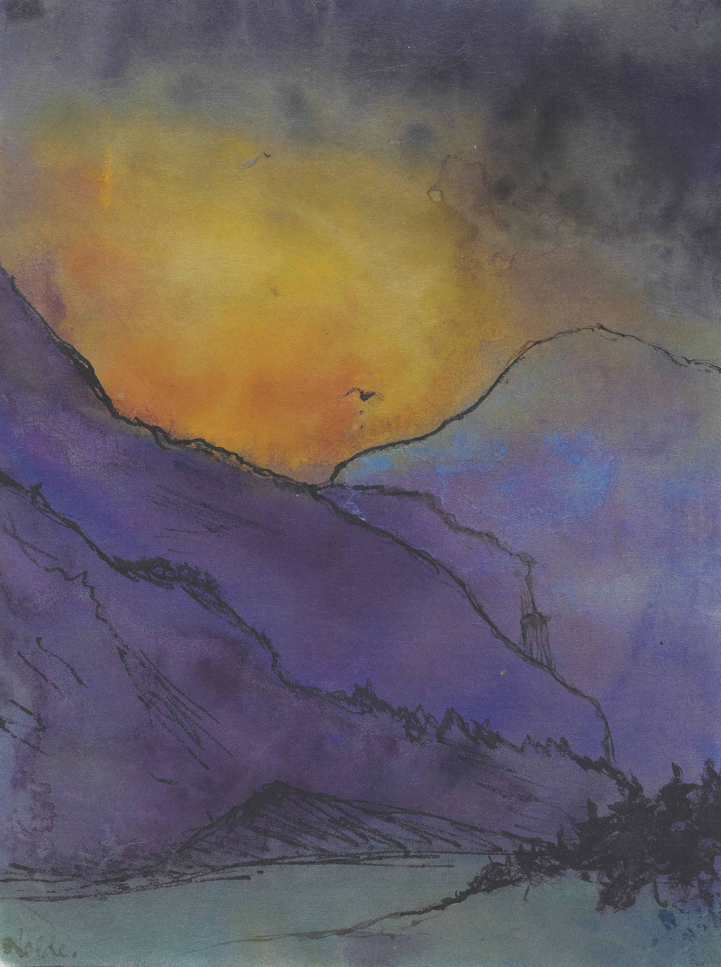 Emil Nolde — Фиалковое Бергландшафтное общество