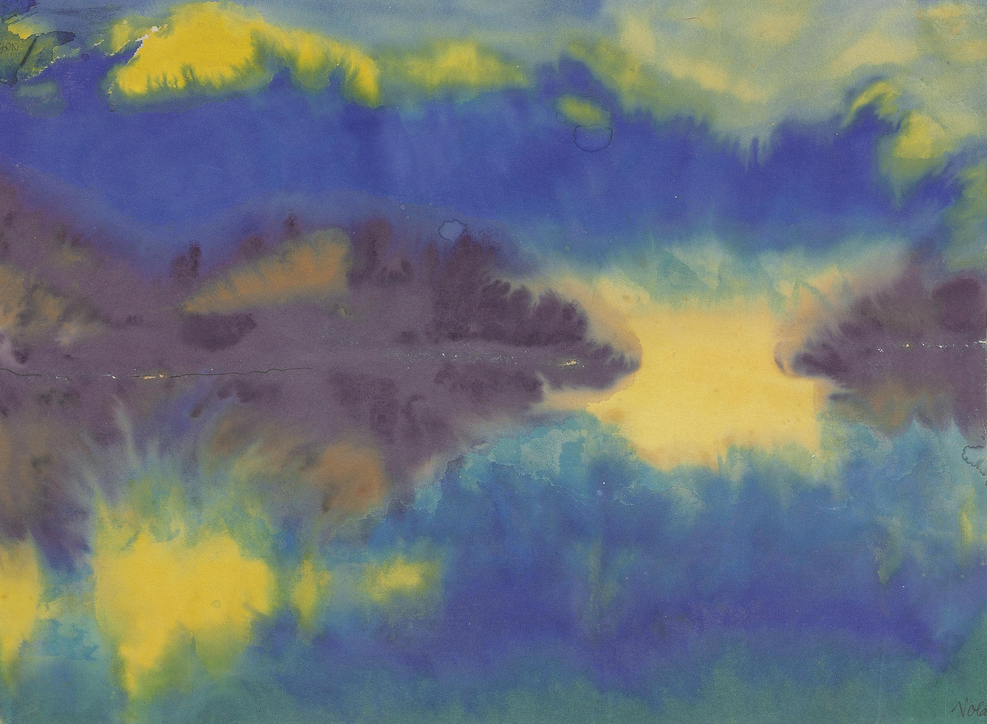 Emil Nolde — Швейцарское альпийское общество и Вирвальдштеттерзее