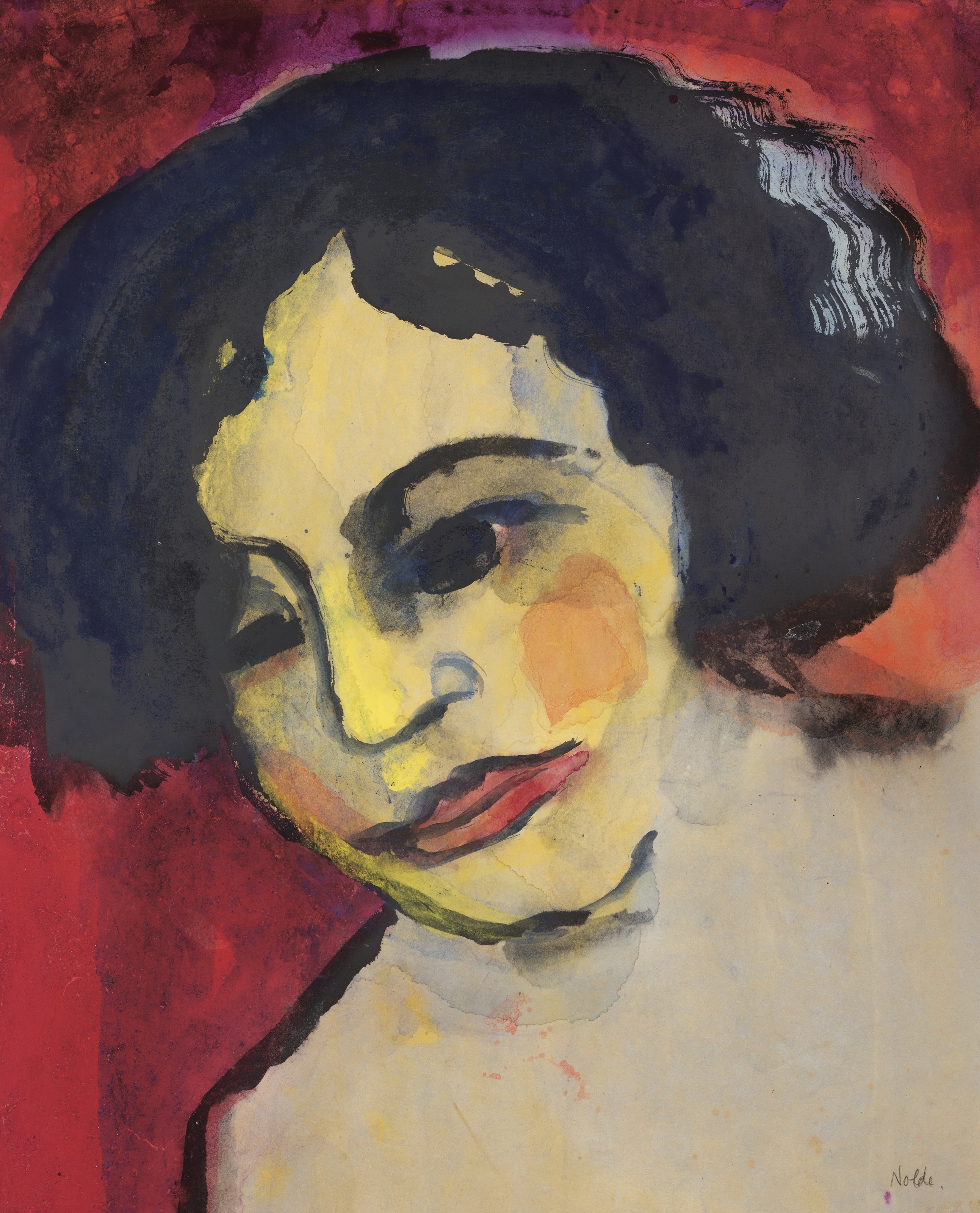 Emil Nolde — Младшая сестра из Шварцемхаара, изображение 1