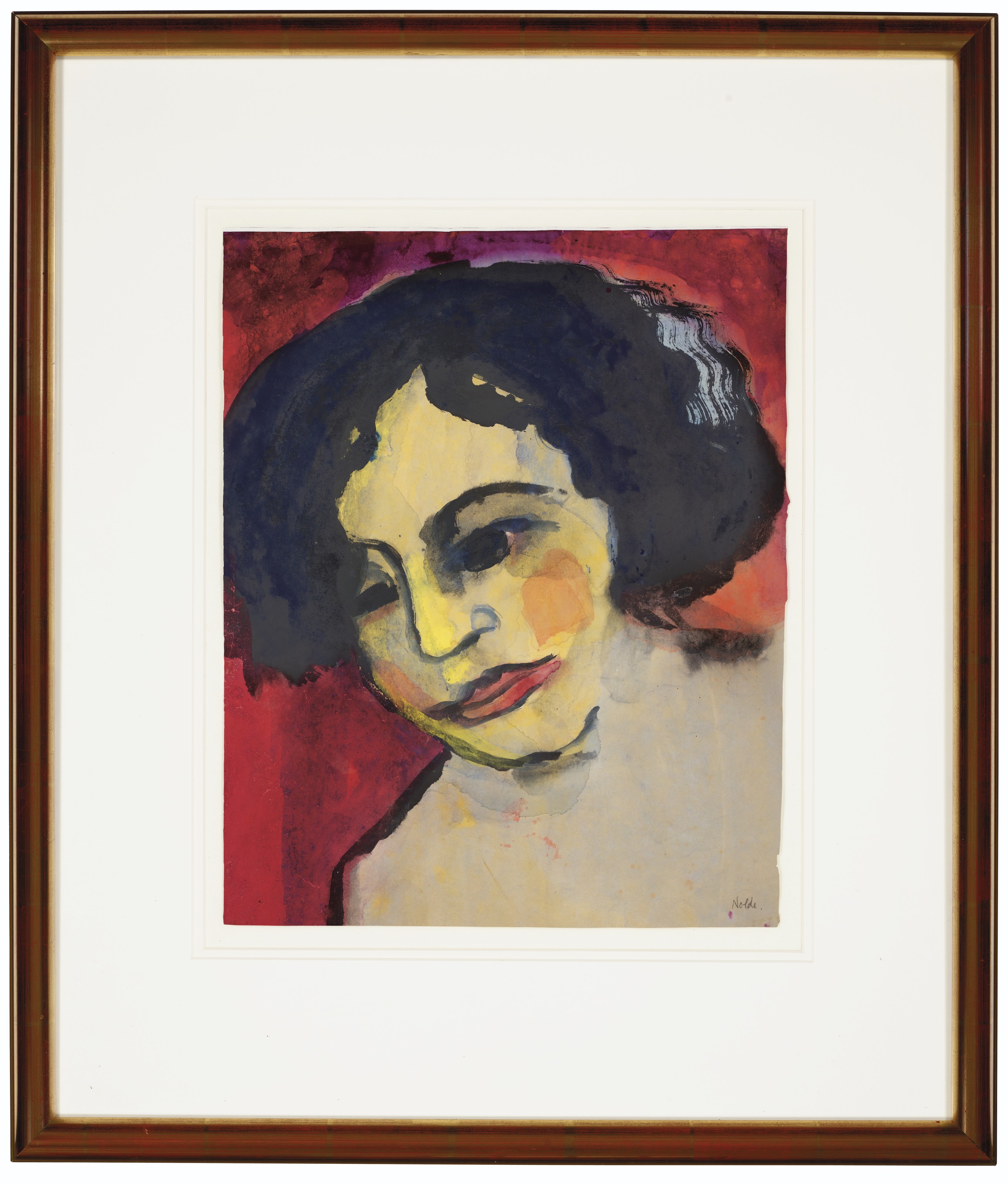Emil Nolde — Младшая сестра из Шварцемхаара, изображение 2
