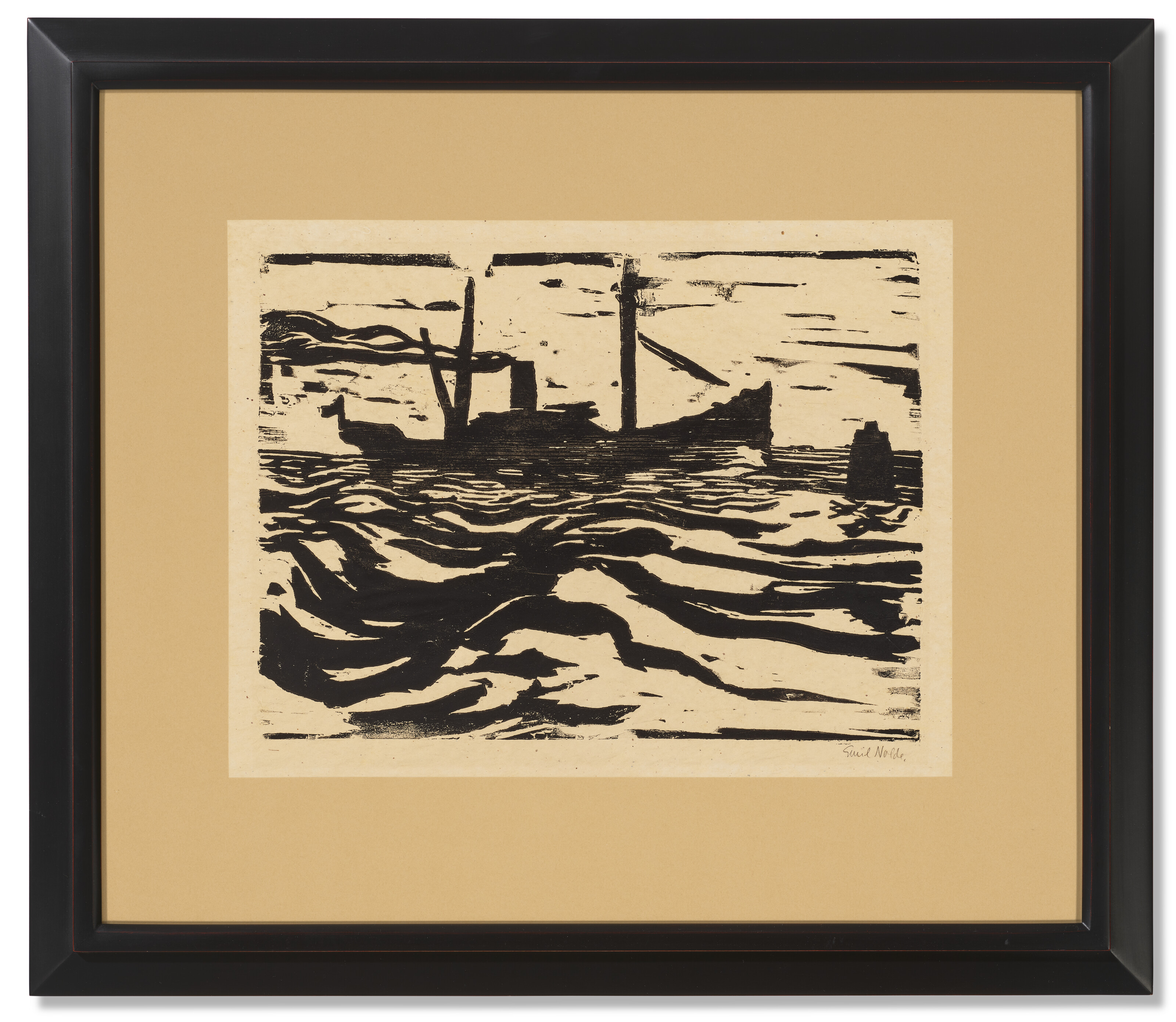 Emil Nolde — Фишдампфер (рыболовецкий пароход), изображение 2