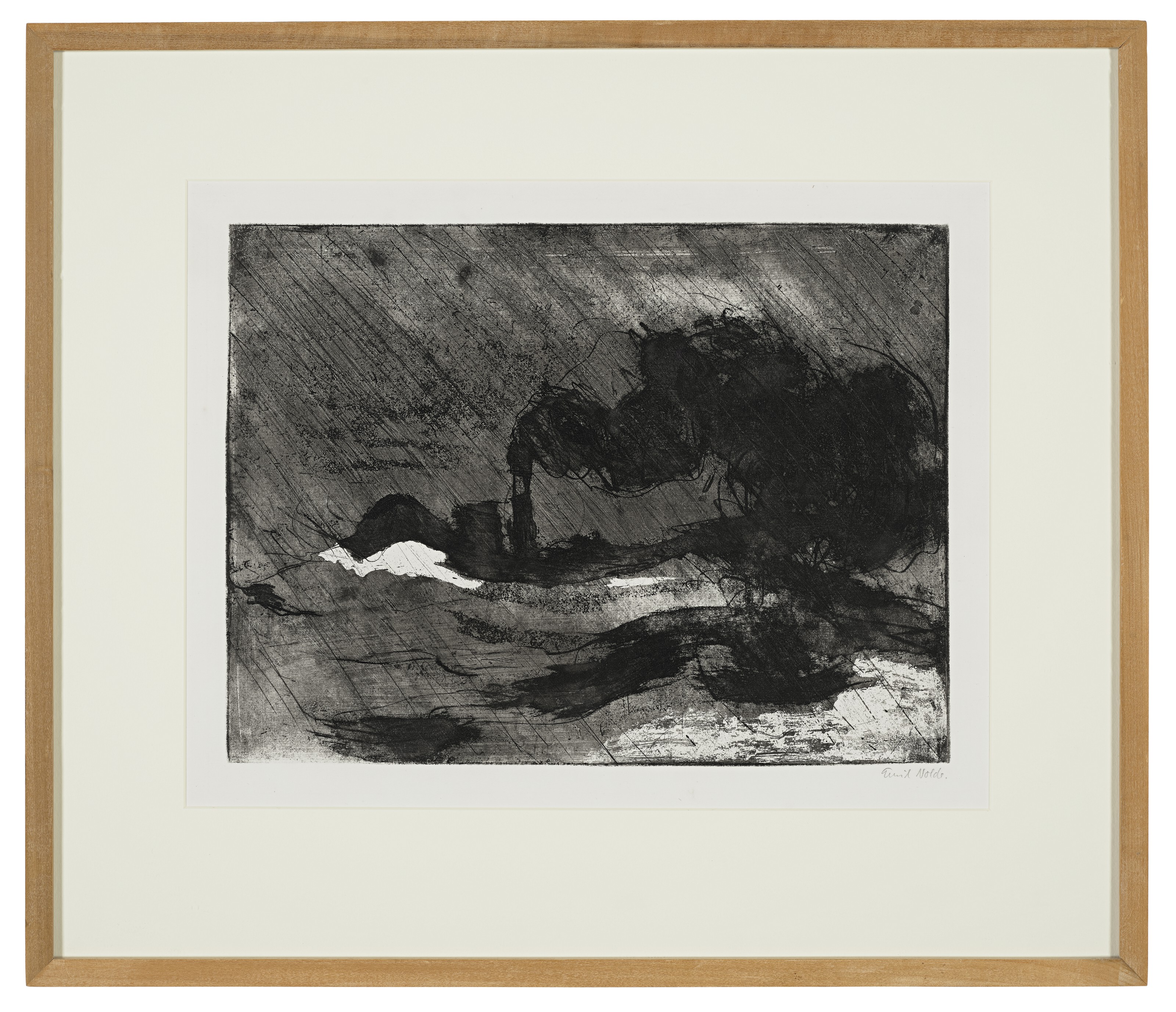 Emil Nolde — Дампфер (groß, dunkel), Пароварка (Большая темная), изображение 2