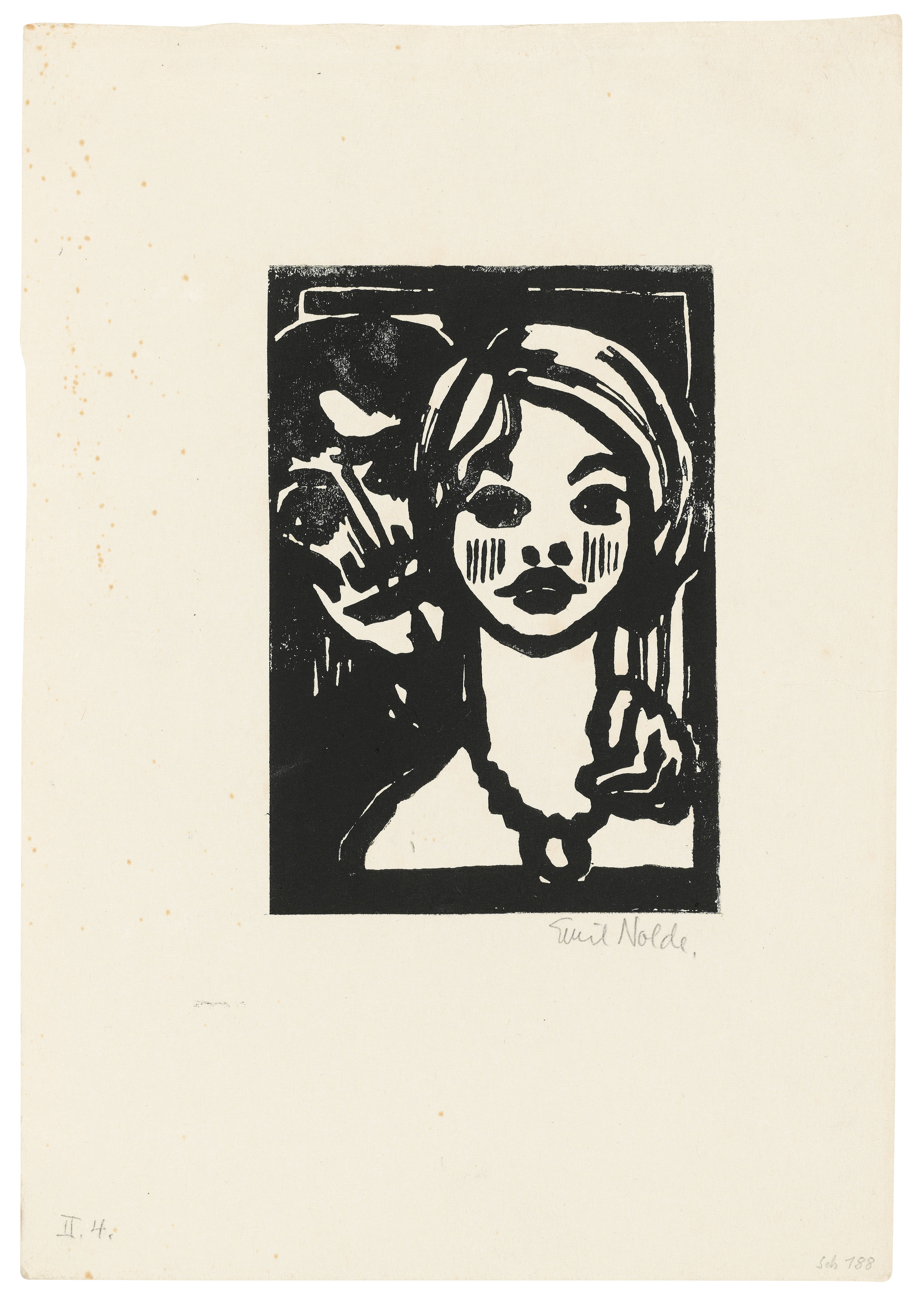 Emil Nolde — Мужчина и молодая девушка, изображение 2