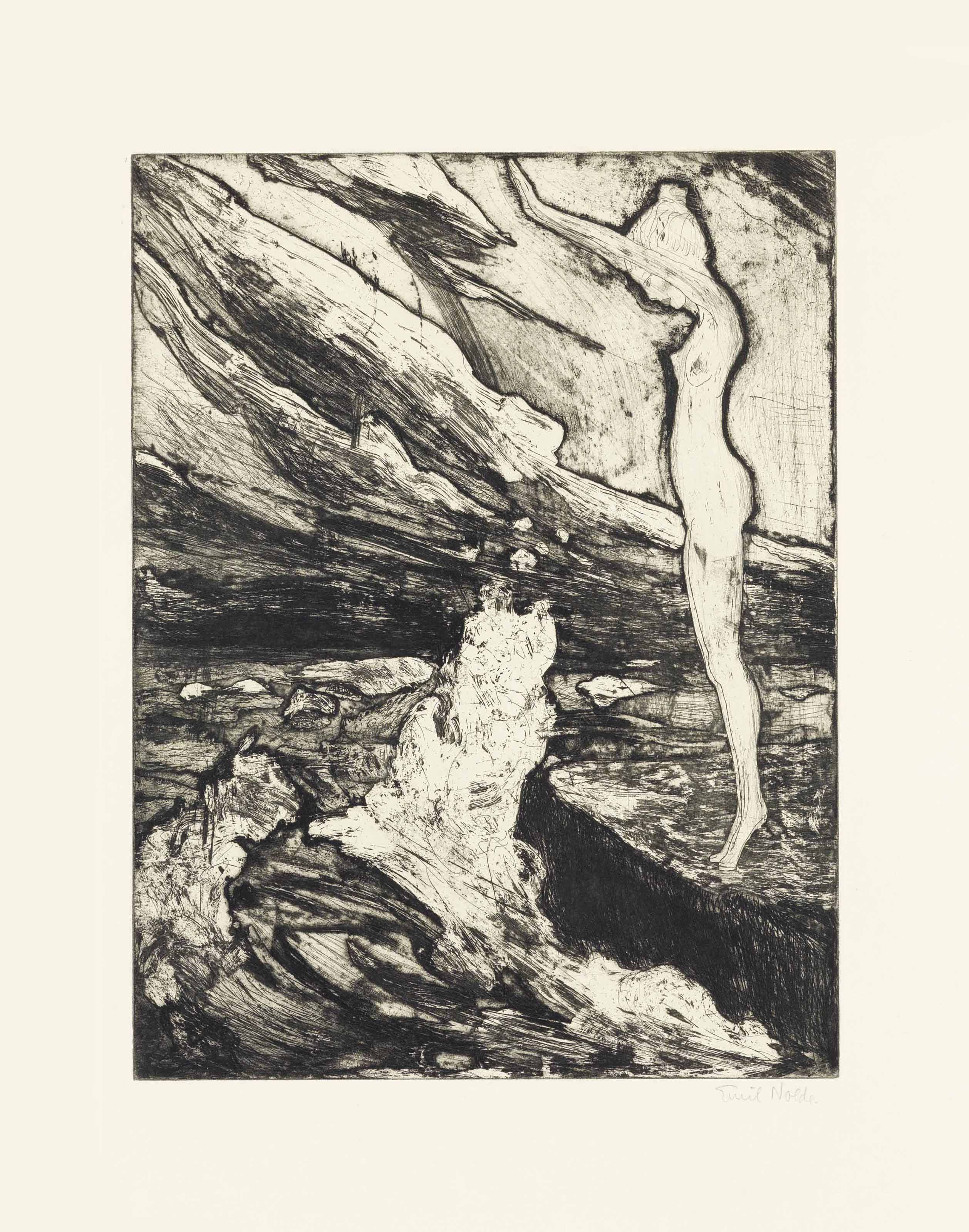 Emil Nolde — Брандунг (S. & M. 213)