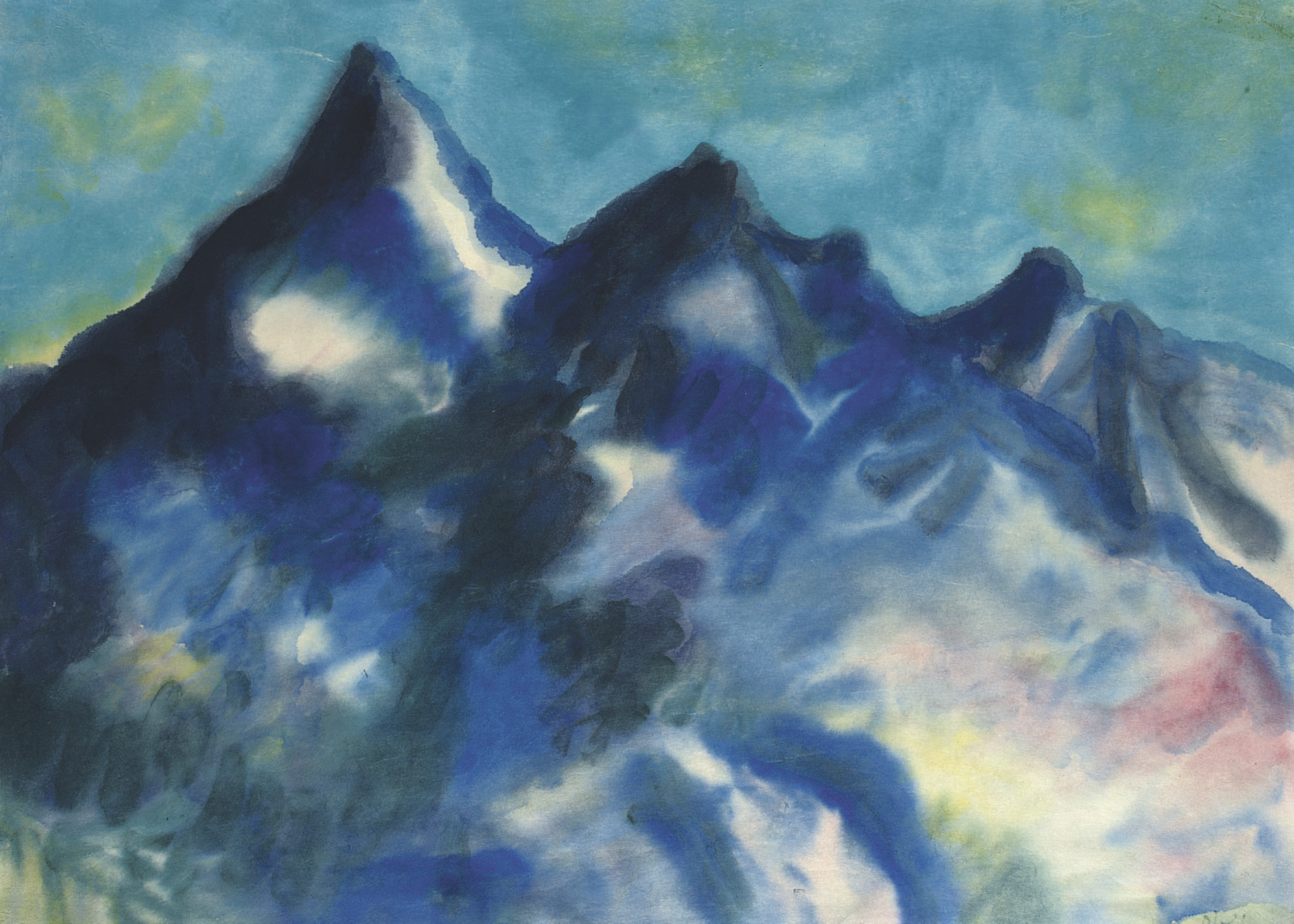 Emil Nolde — Земля в Бергене, Маттерхорн
