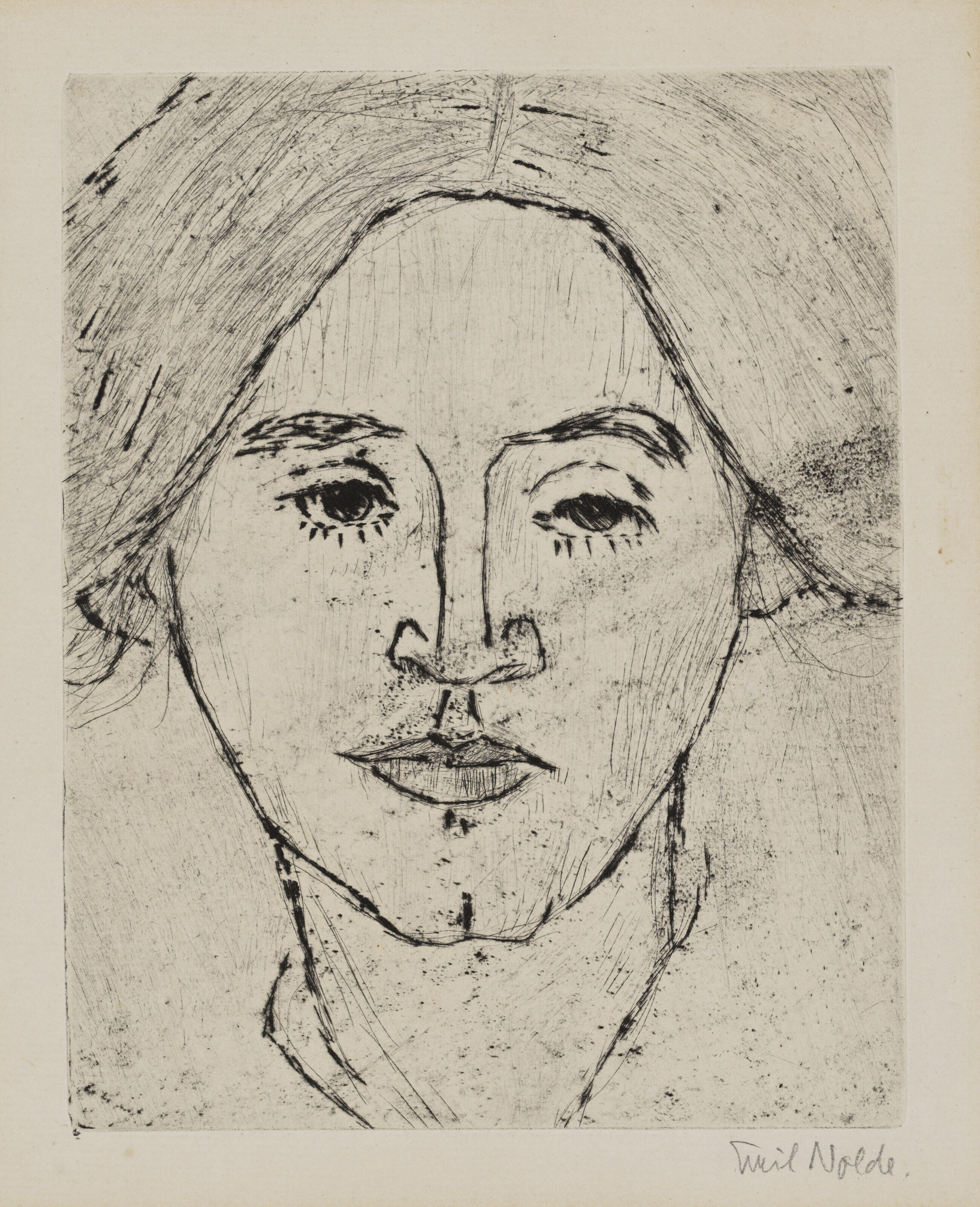 Emil Nolde — Фрау Н. (Фрау Ада Нольде)