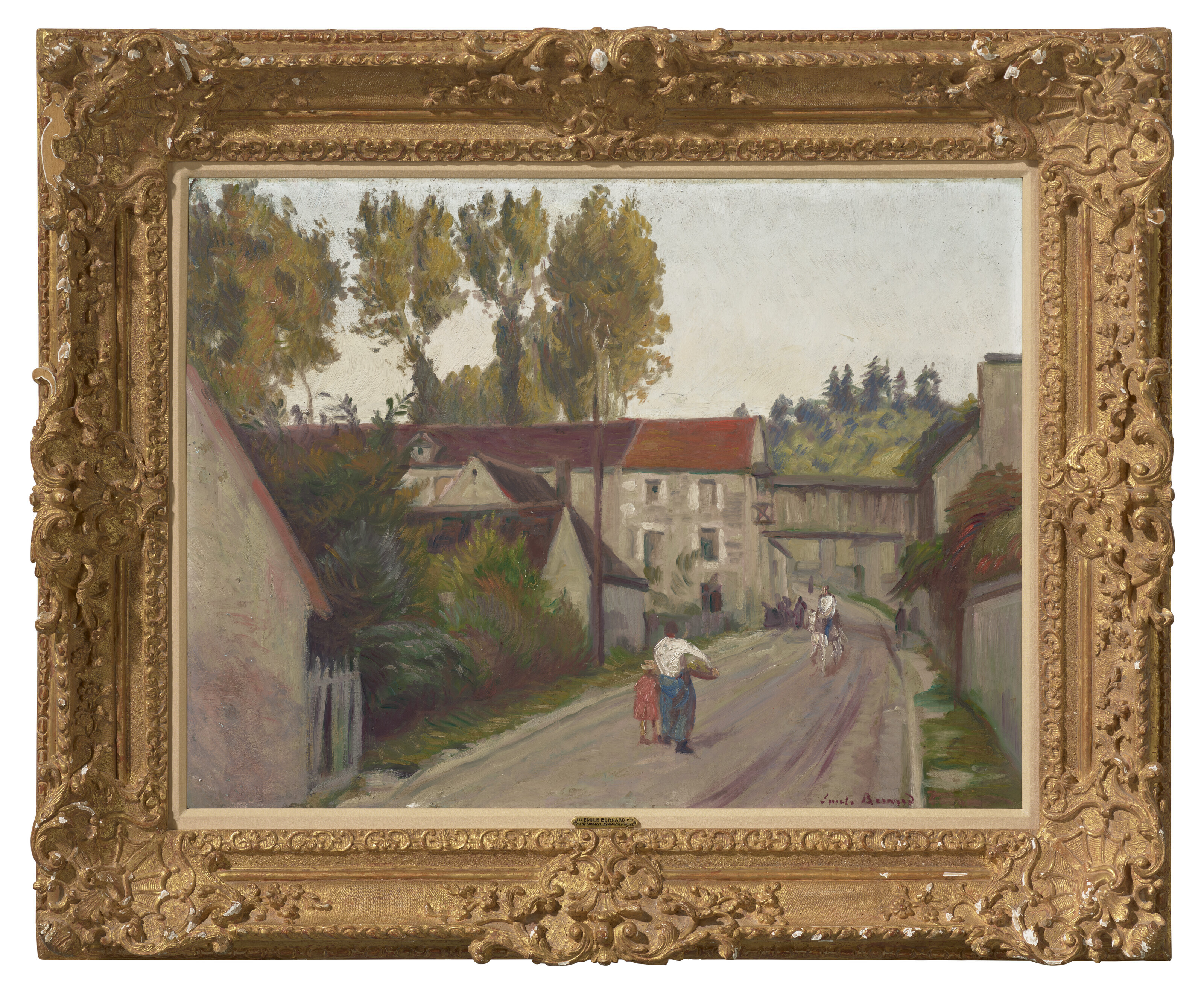 Émile Bernard — Улица Тоннер в Ле-Мулен-д'Анфер, изображение 2