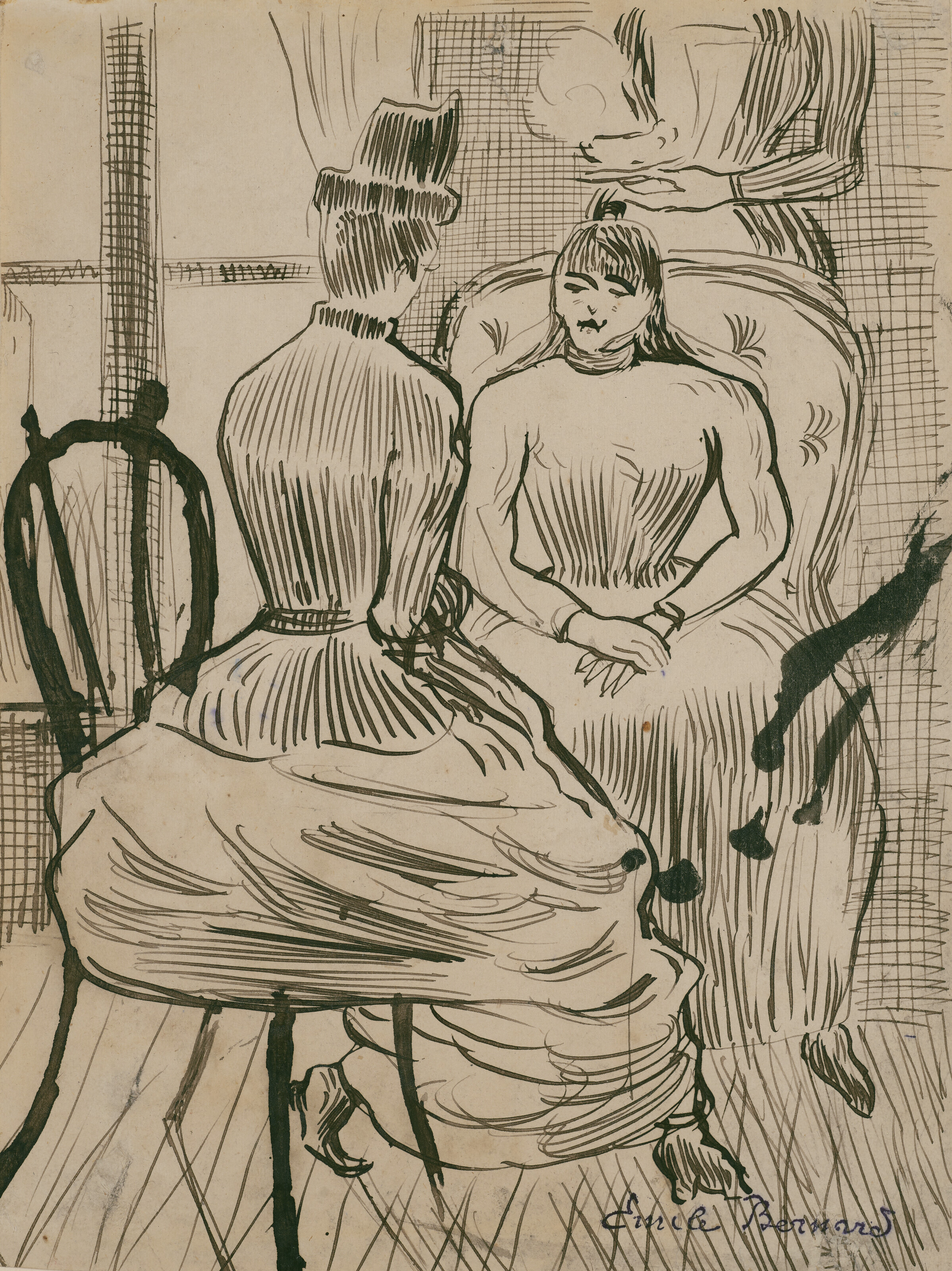 Émile Bernard — Беседа в Лос-Анджелесе