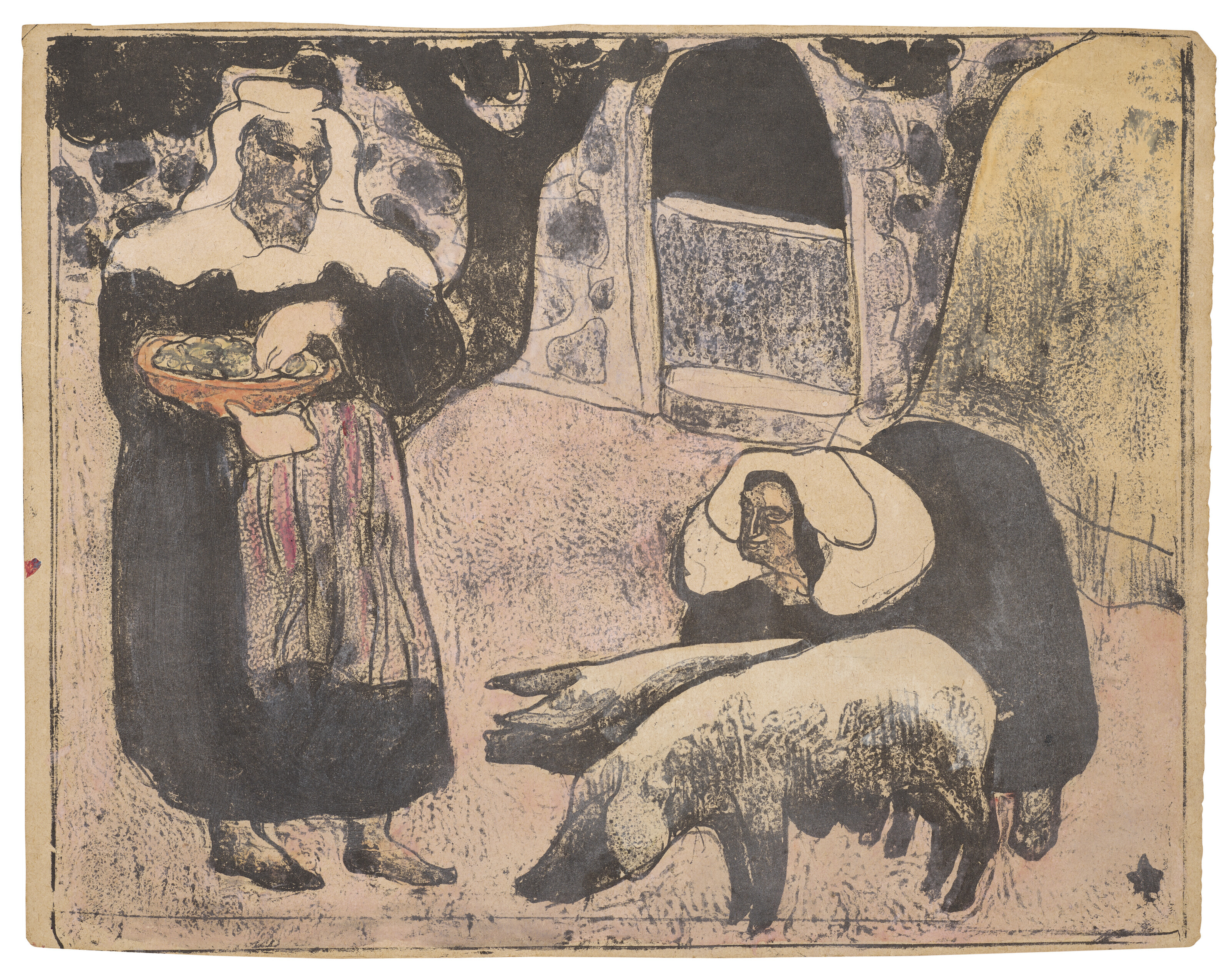 Émile Bernard — Бретонский паштет les cochons