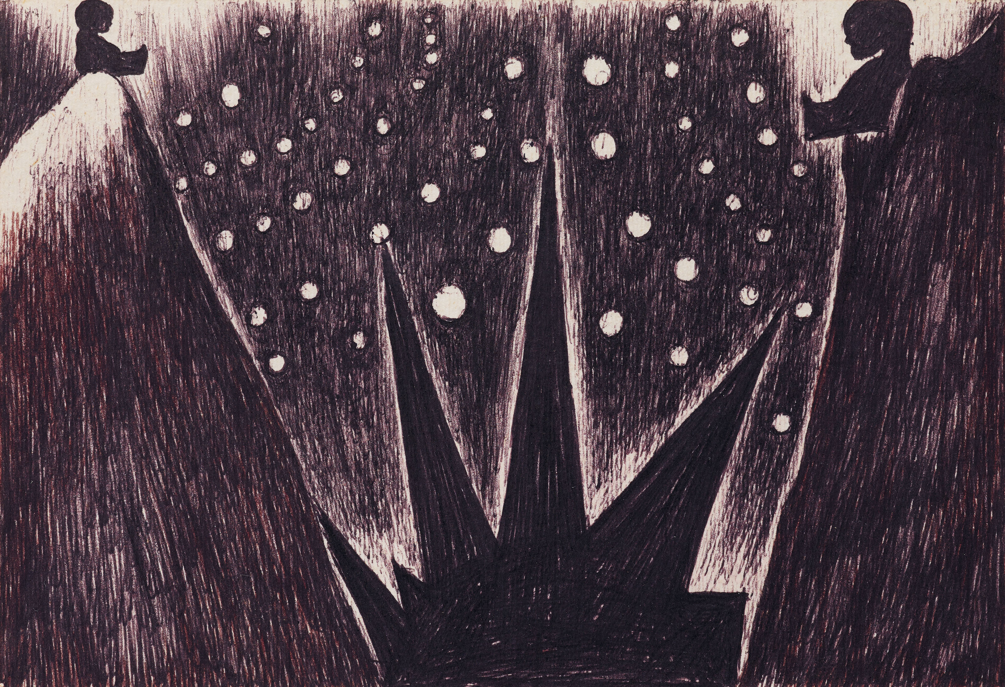 Enzo Cucchi — (i) Без названия (из серии "Сольчи д'Европа") (ii) без названия (iii) Без названия (Paysage) (iv) без названия (v) без названия (vi) Без названия, изображение 6