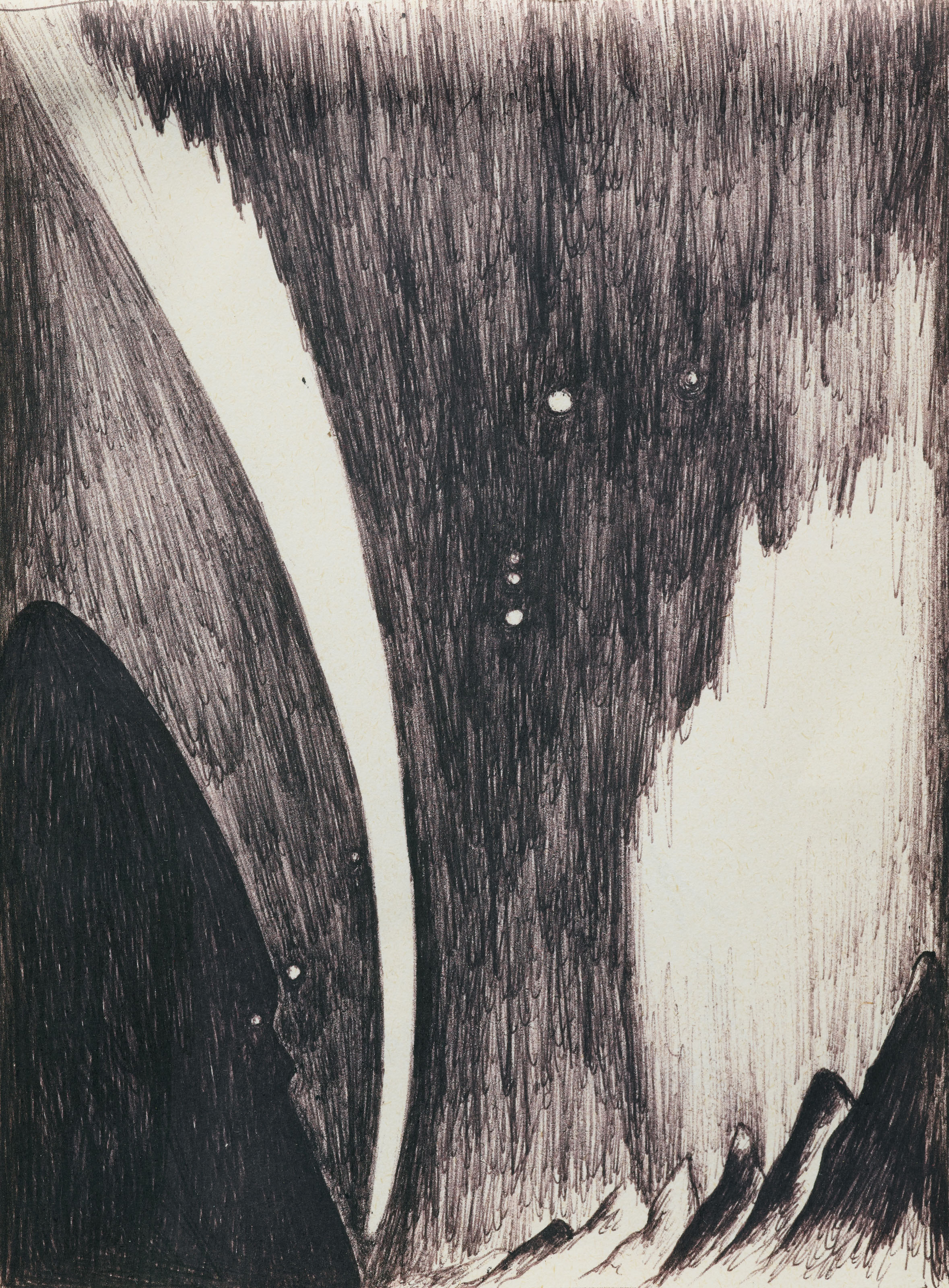 Enzo Cucchi — (i) Без названия (из серии "Сольчи д'Европа") (ii) без названия (iii) Без названия (Paysage) (iv) без названия (v) без названия (vi) Без названия, изображение 7