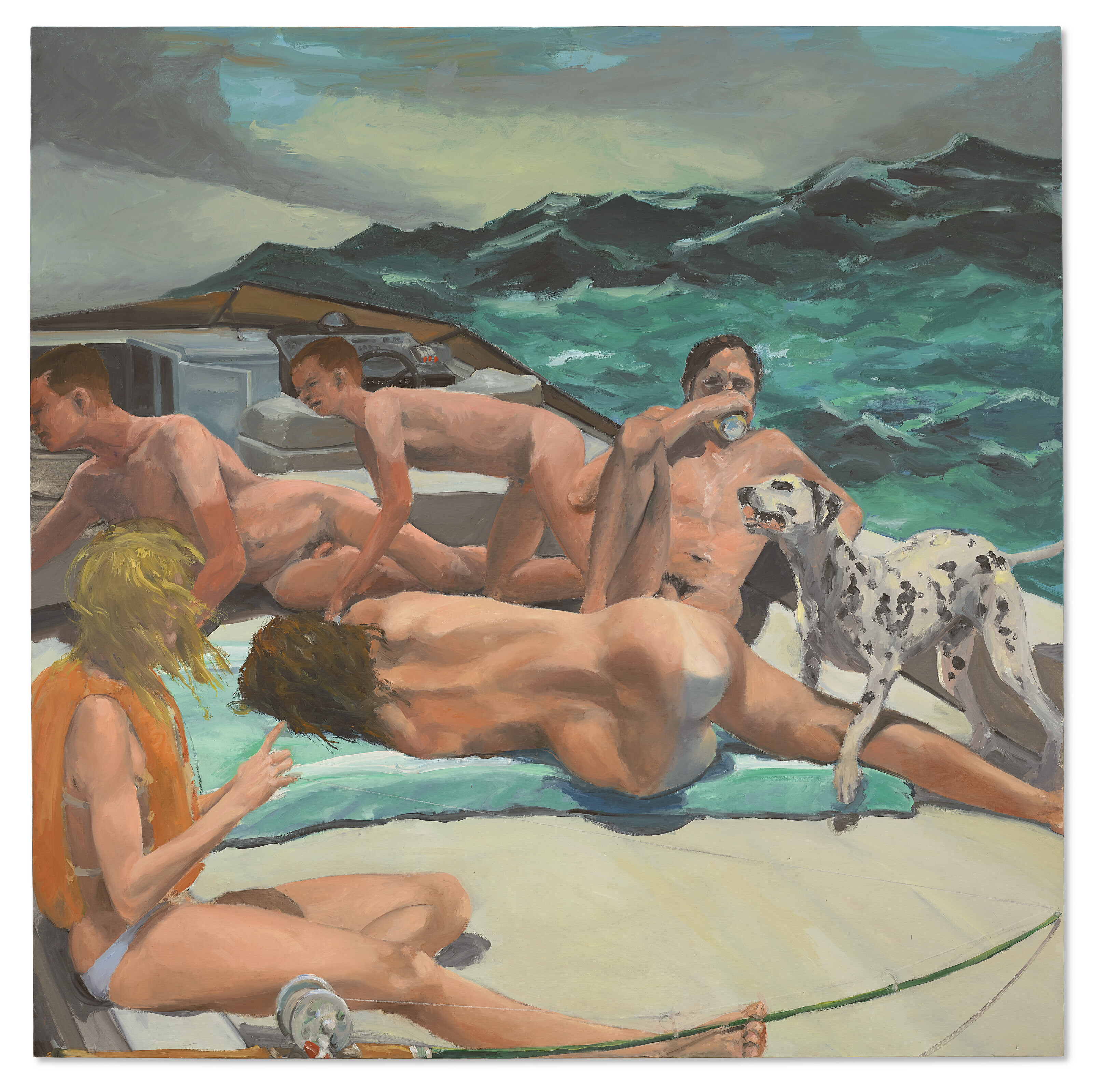 Eric Fischl — Лодка старика и собака старика, изображение 1
