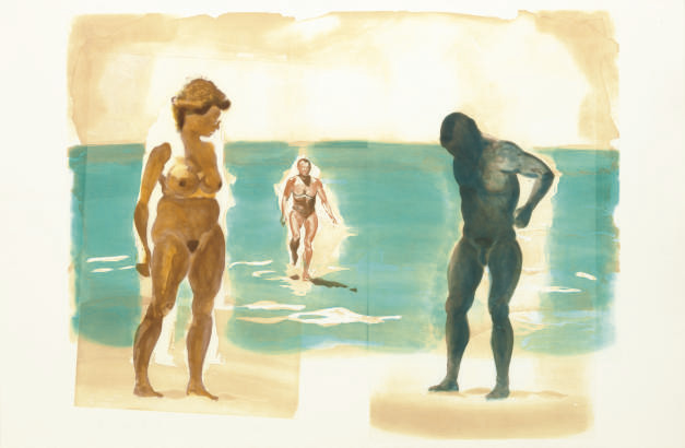 Eric Fischl — Пляж, с пляжа и душа